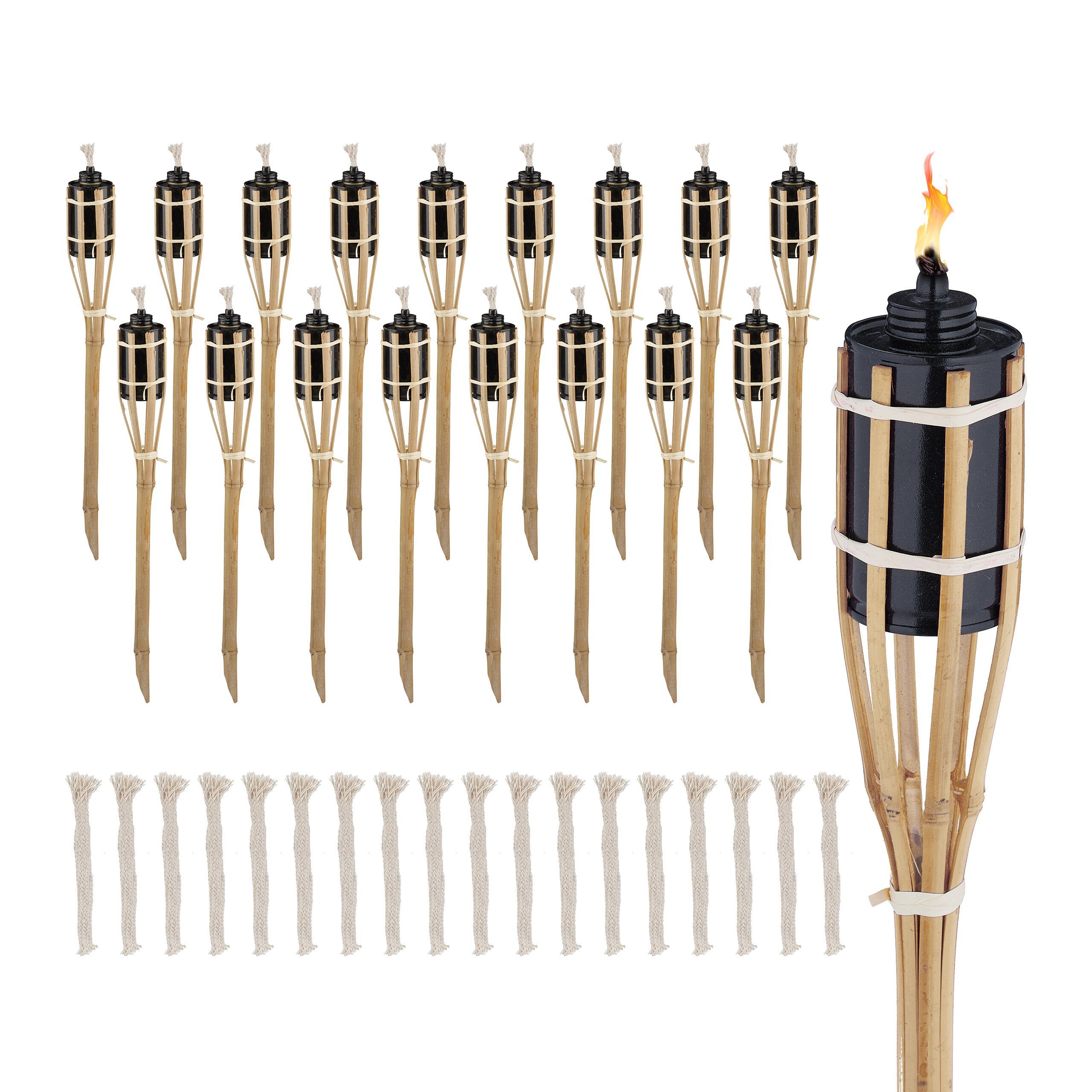 Gartenfackel 50cm 18er Set