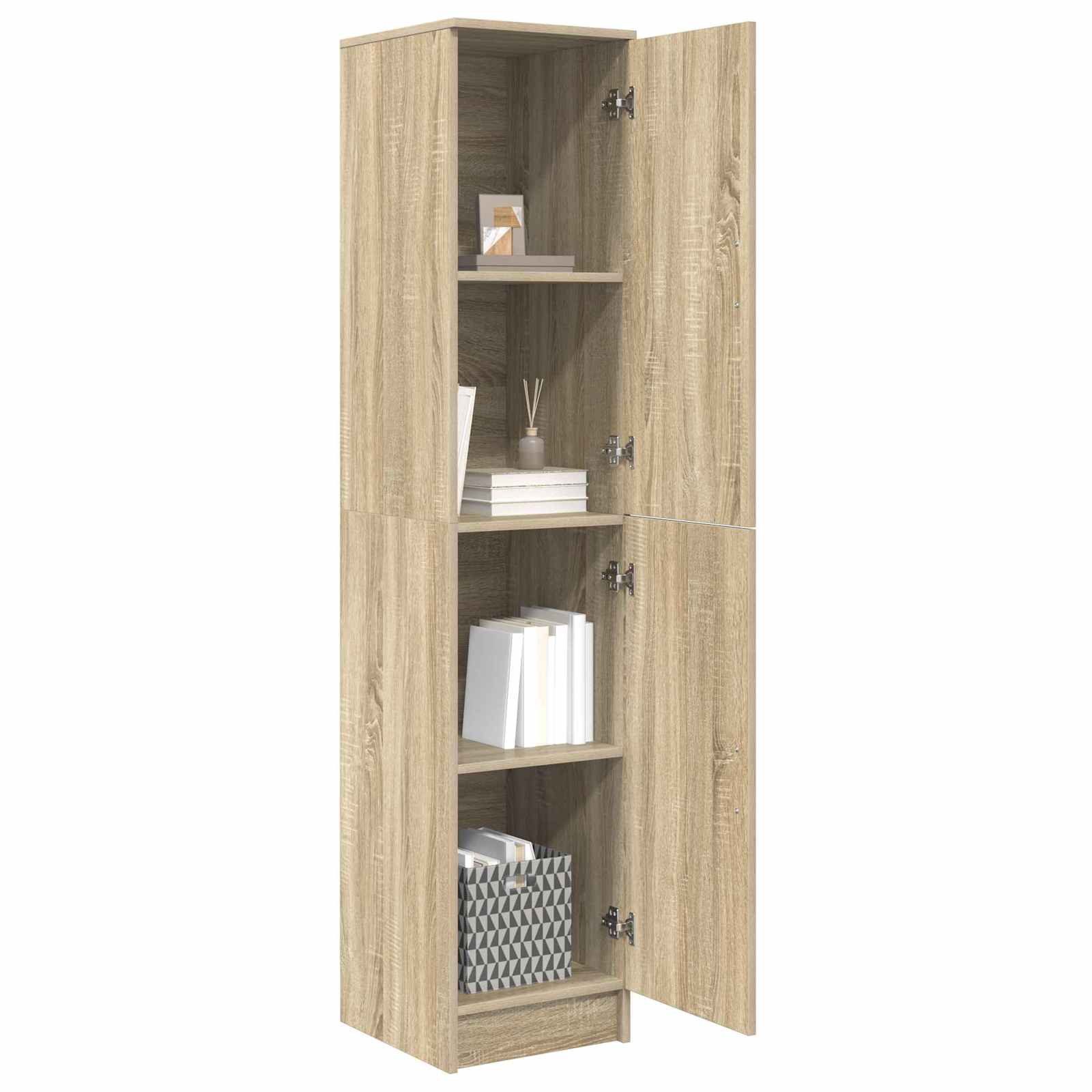 vidaXL Highboard Highboard Sonoma-Eiche 35 x 39 x 168 cm (1 St)