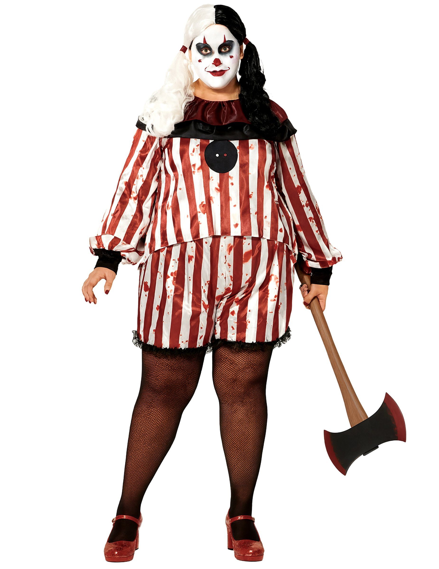 atosa Kostüm Clown Kostüm für Damen plus size