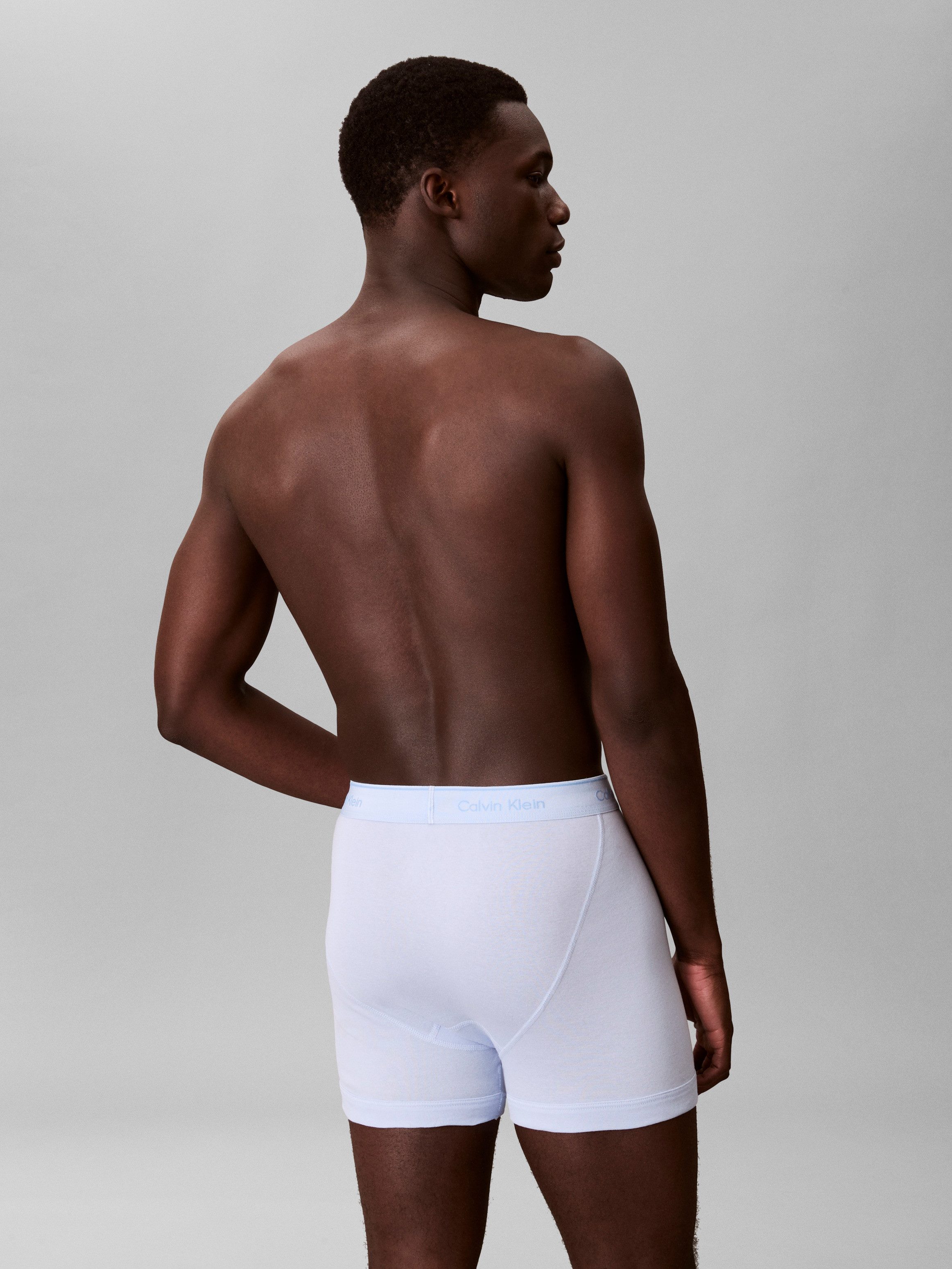 Calvin Klein Underwear Boxer BOXER BRIEF 3PK (Packung, 3er-Pack) mit Logo-Elastikbund (3 Stück)