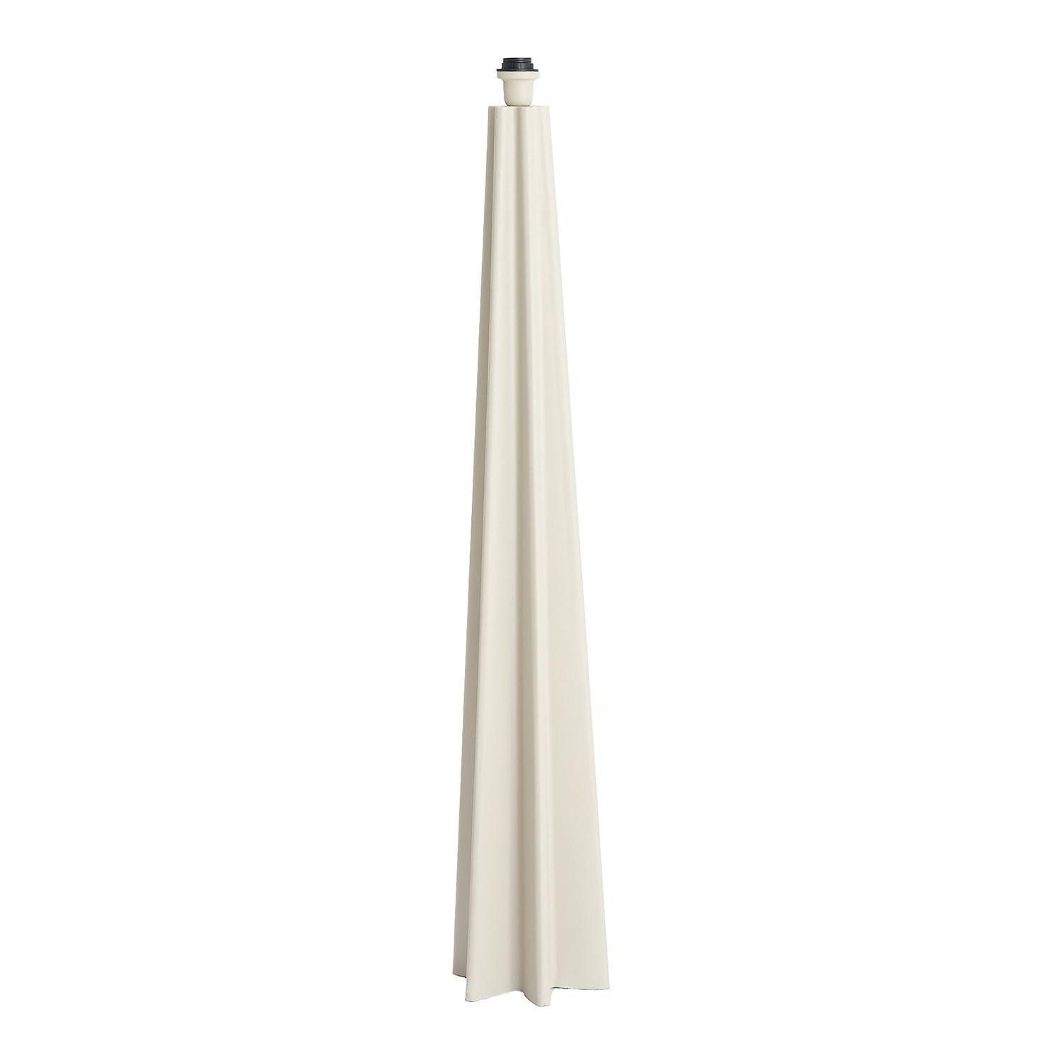 Light & Living Stehlampe Lampenfuß KUALA, Beige matt, Metall, ohne Leuchtmittel, ohne Lampenschirm, Ø 20 x H 124 cm