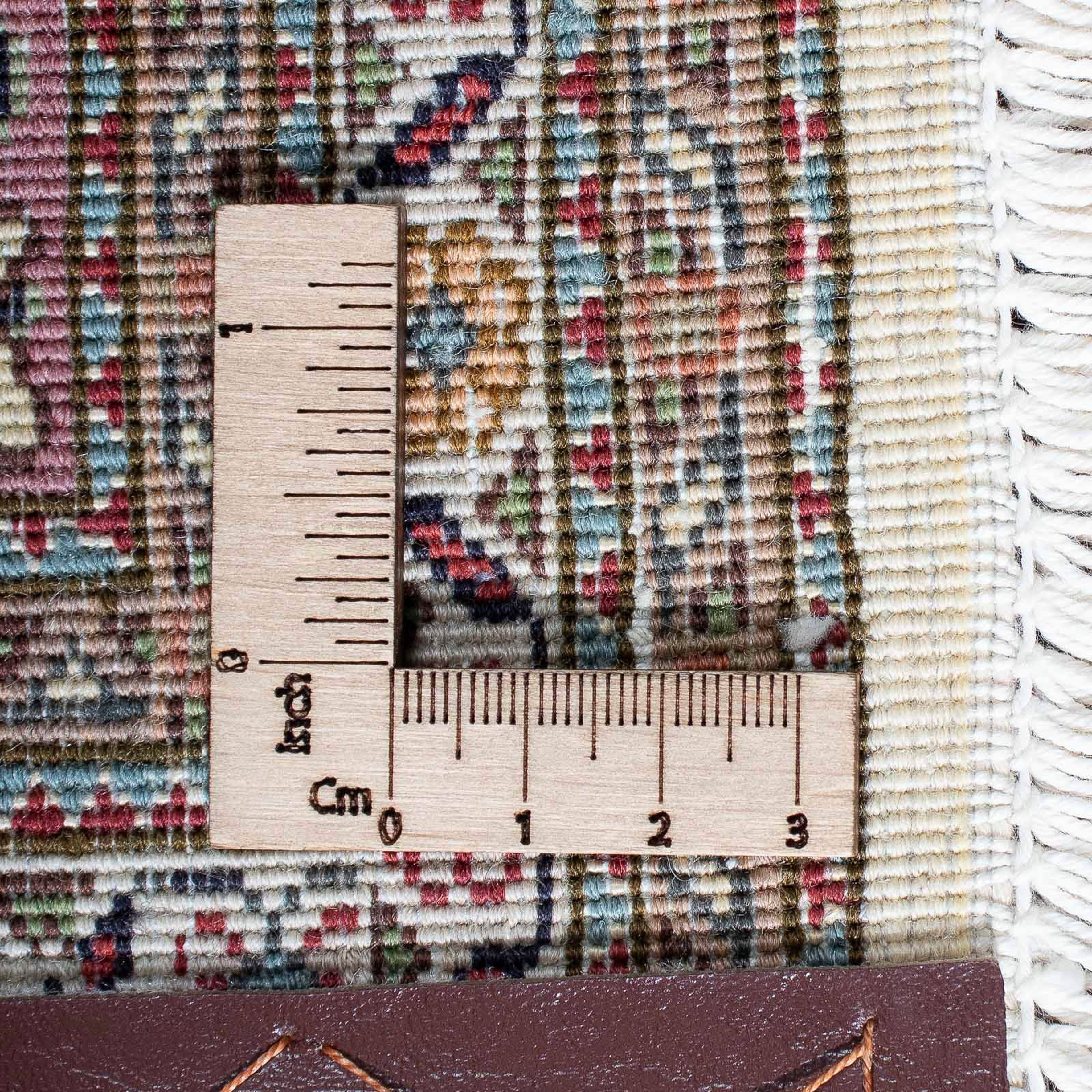 rechteckig, mm, Täbriz mit Einzelstück Zertifikat hellbraun, Wohnzimmer, x - 198 152 - Handgeknüpft, 10 morgenland, Perser Höhe: cm - Orientteppich
