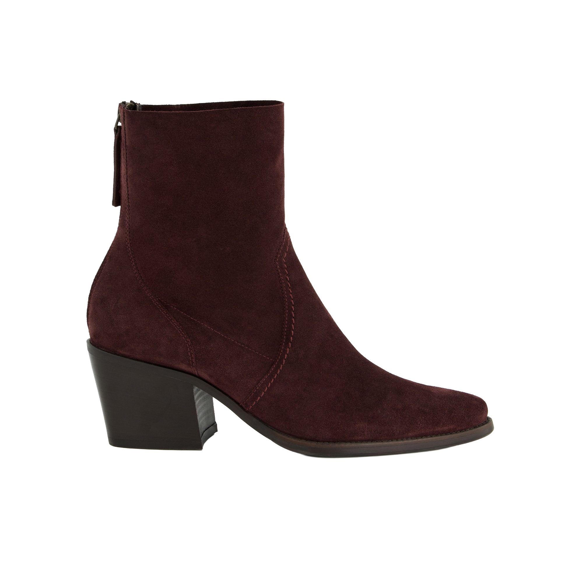 Paul Green Paul Green 8075-071, Stiefeletten, Rot (Bordeaux), Damen Stiefelette