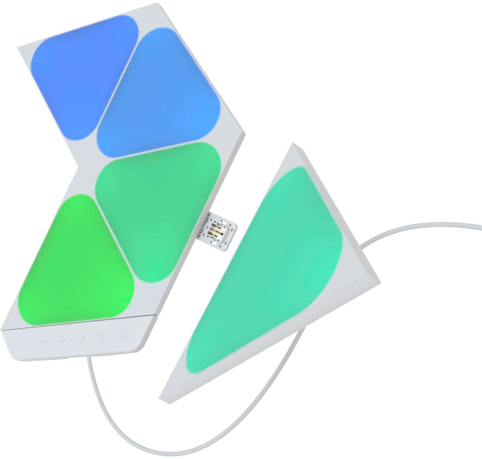 nanoleaf LED fest Farbwechsler Triangles Shapes Panel Mini, integriert, Dimmfunktion, LED