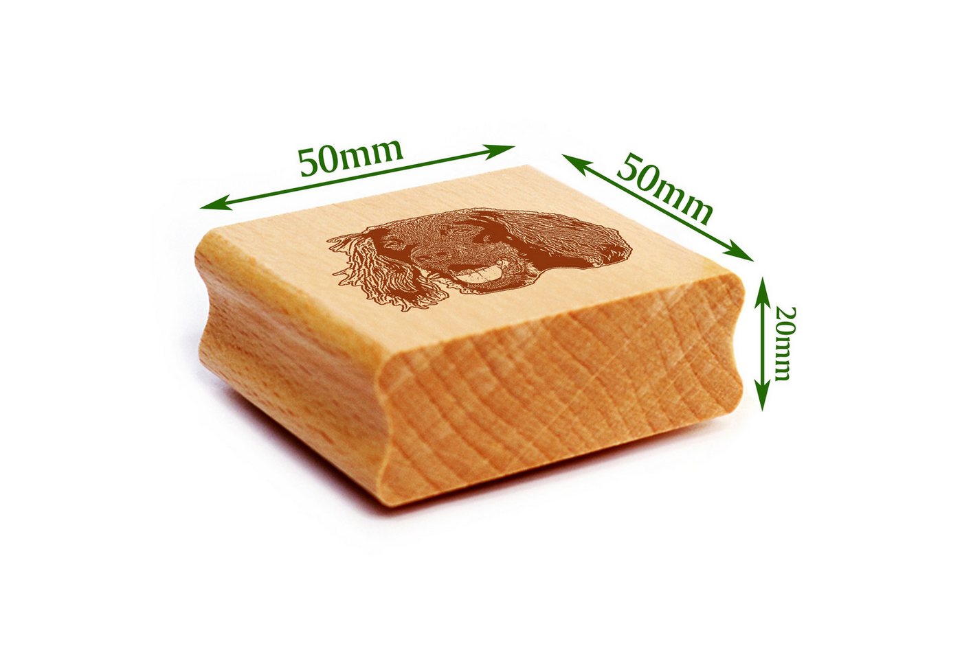 Thumbnail - Dekolando Stempel Motivstempel Gordon Setter Stempel Hund Holzstempel 48 x 39 mm