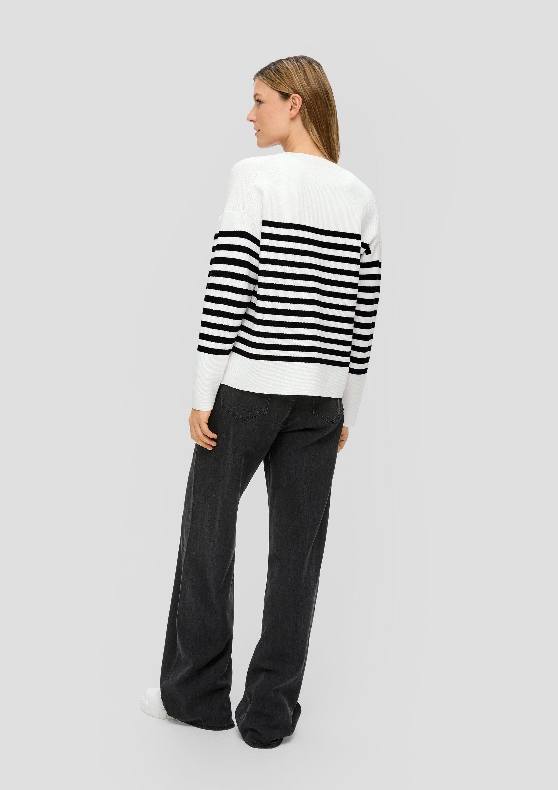 s.Oliver Cardigan Strickjacke Strickjacke in gestreiftem Muster