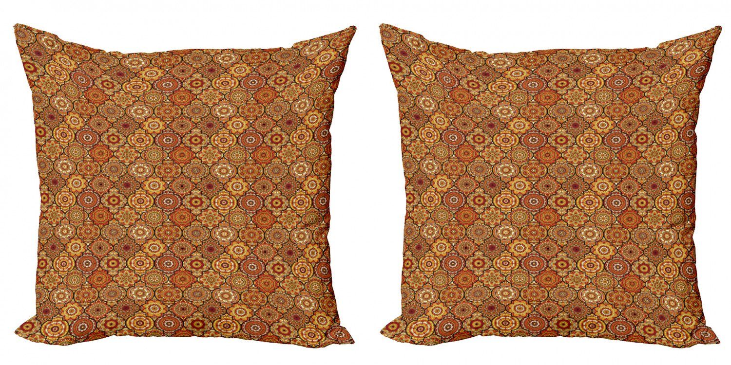 Kissenbezüge Modern Accent Doppelseitiger Digitaldruck, Abakuhaus (2 Stück), marokkanisch Blumenmotive man
