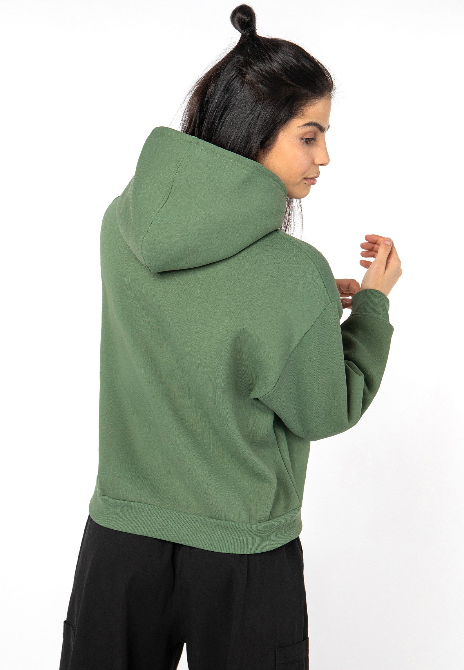 SUBLEVEL Kapuzenpullover Hoodie Mini-Print Sweater, Kapuzensweatshirt günstig online kaufen