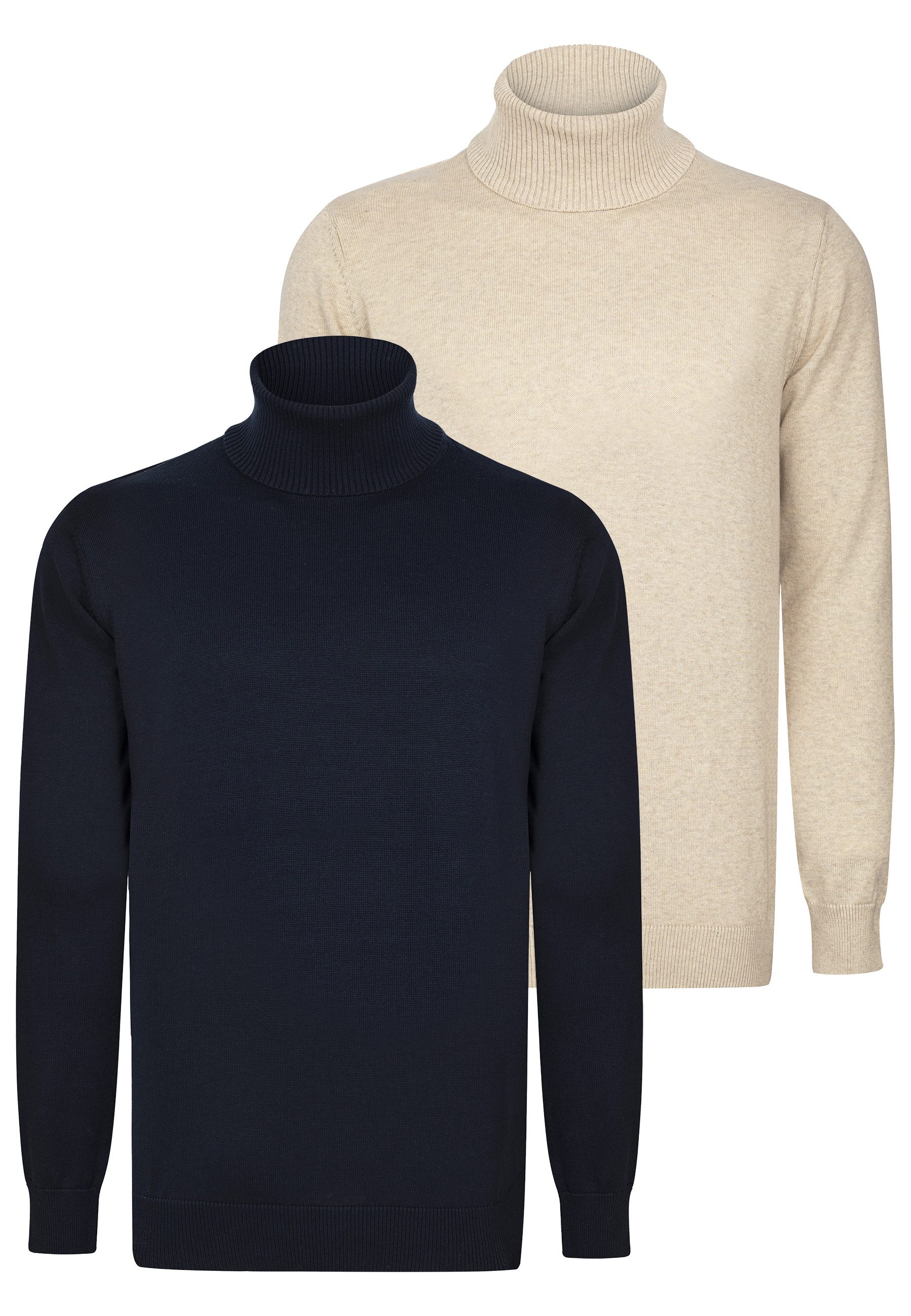 Felix Hardy Rollkragenpullover Rollkragenpullover 2er-Pack