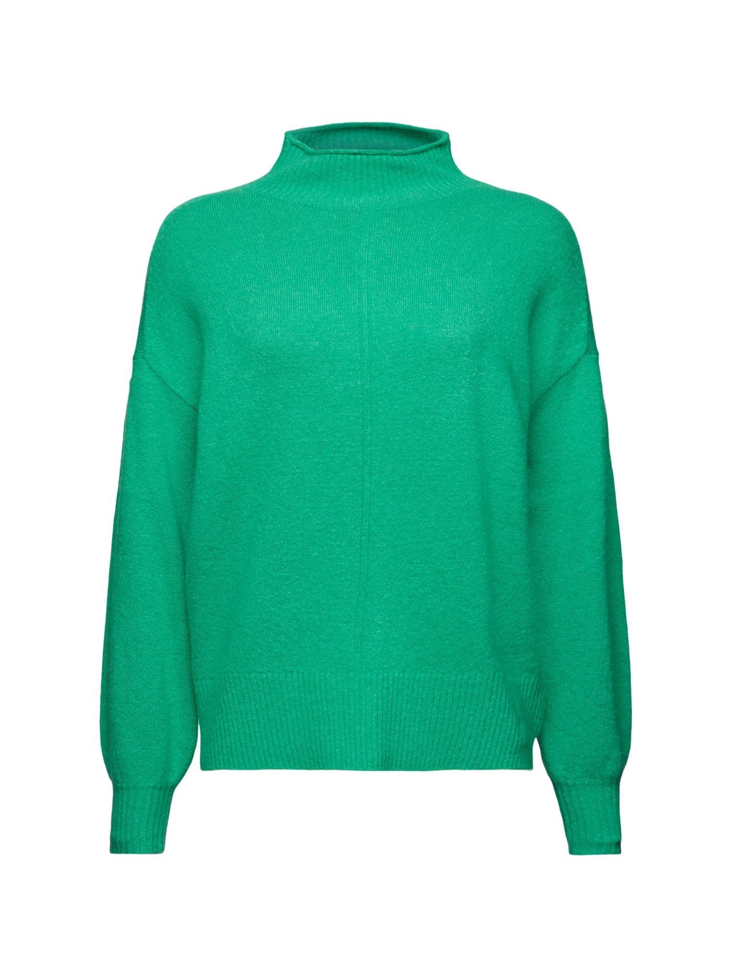 Esprit Stehkragenpullover Pullover mit Stehkragen GREEN