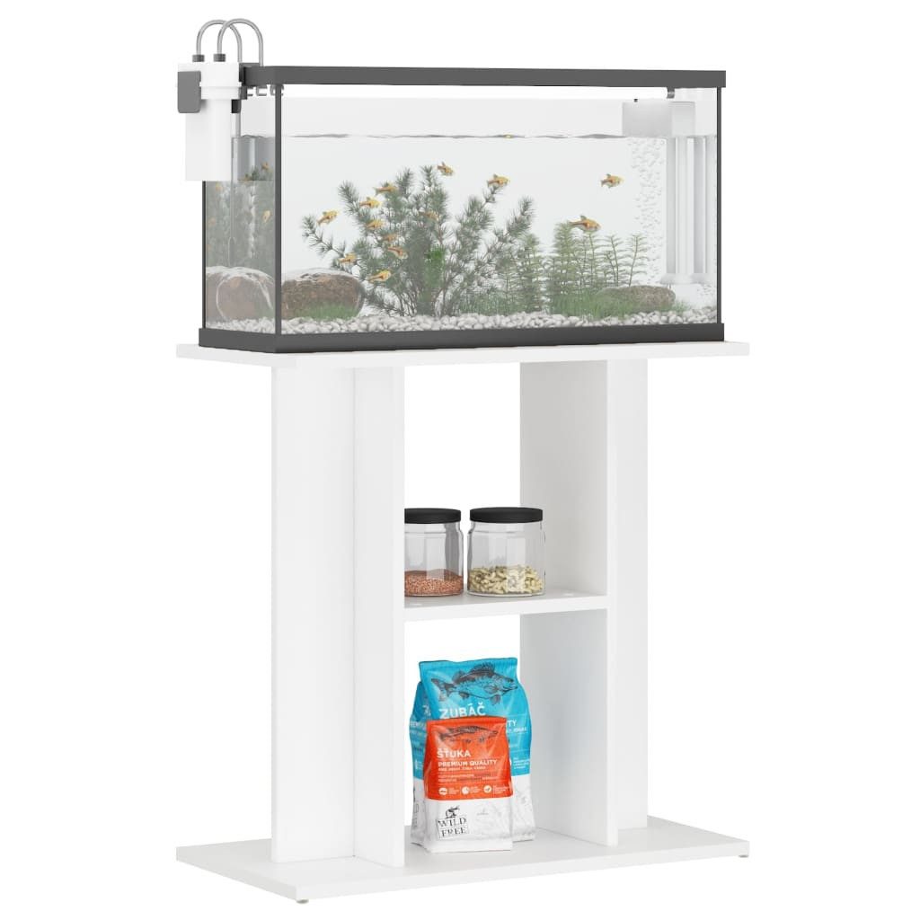 vidaXL Aquariumunterschrank Aquariumständer Weiß 60x30x60 cm Holzwerkstoff günstig online kaufen
