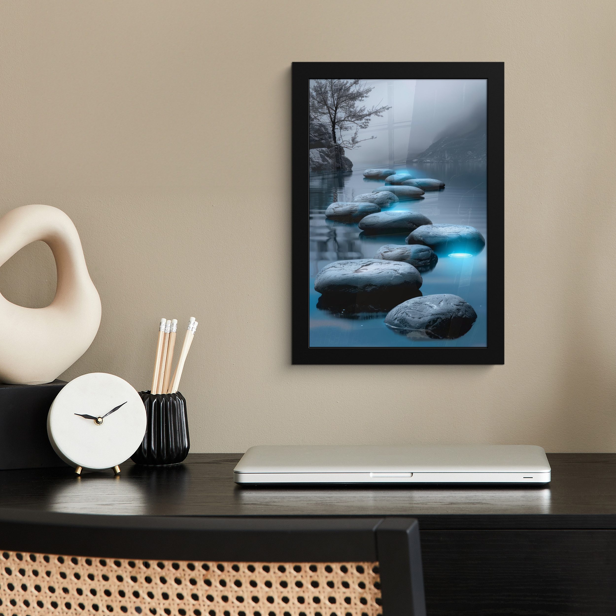 MuchoWow Poster Steine - Wasser - günstig online kaufen