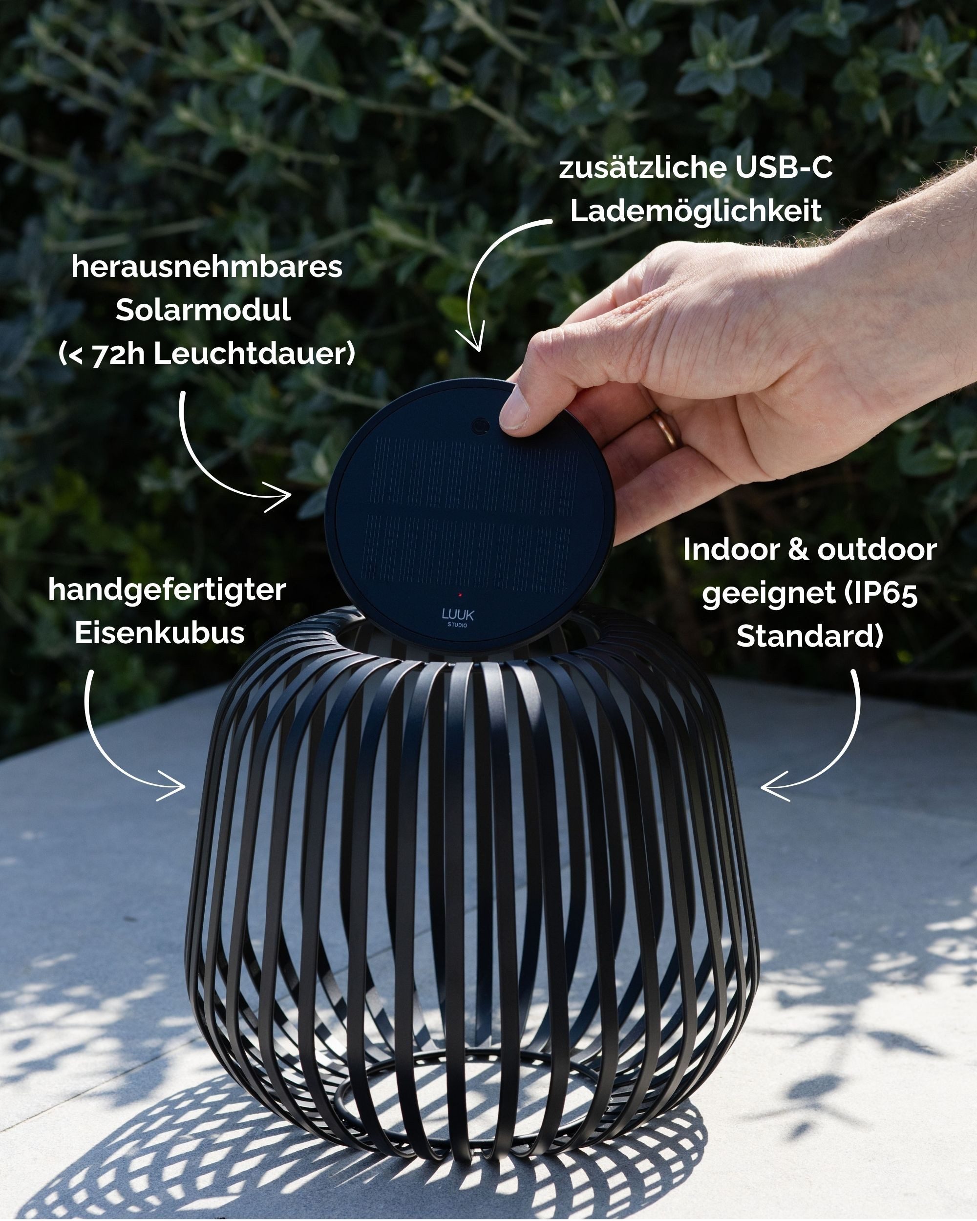 LUUK Studio LED Solarleuchte SOLIS, LED günstig online kaufen