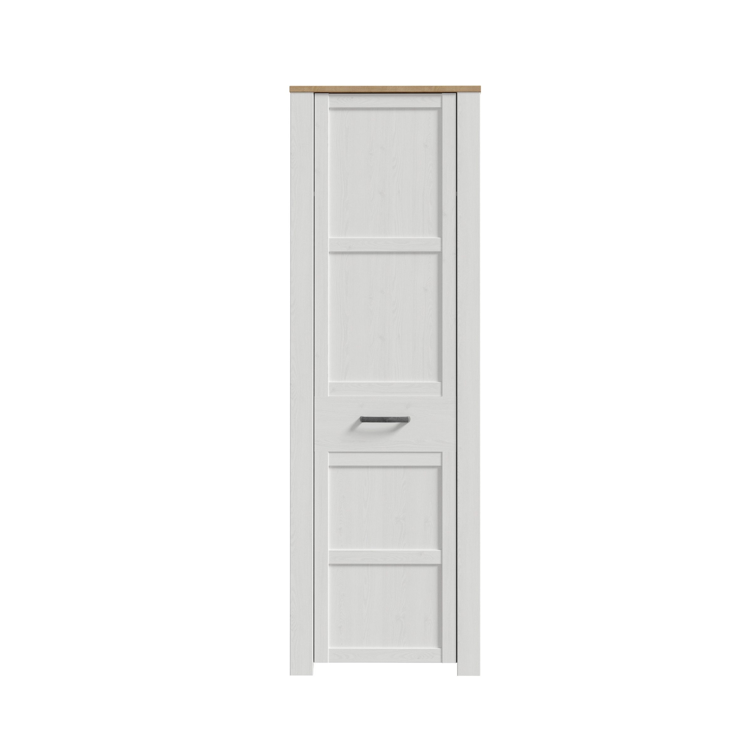 PREISBRECHER Garderobenschrank BOHOL in Eiche Dekor / Sibiu - 66,7x205,4x42cm (BxHxT)