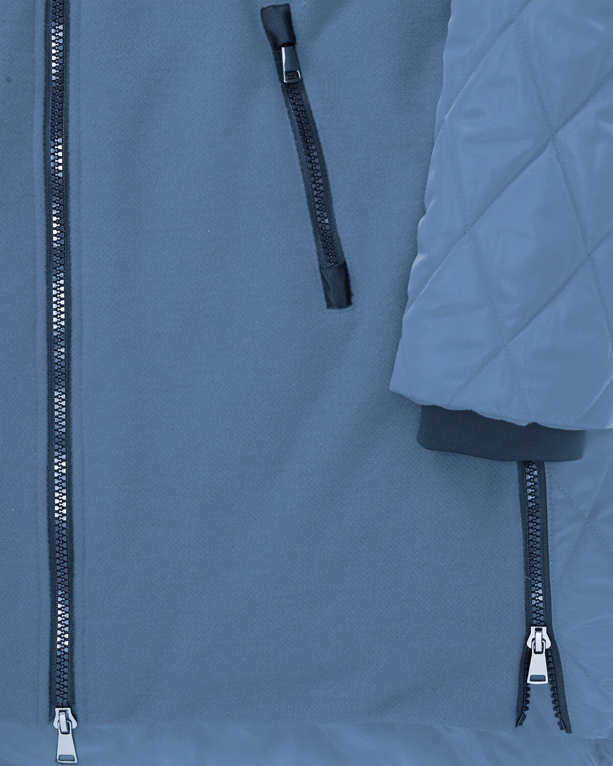 White Label Steppjacke Materialmix-Winterjacke