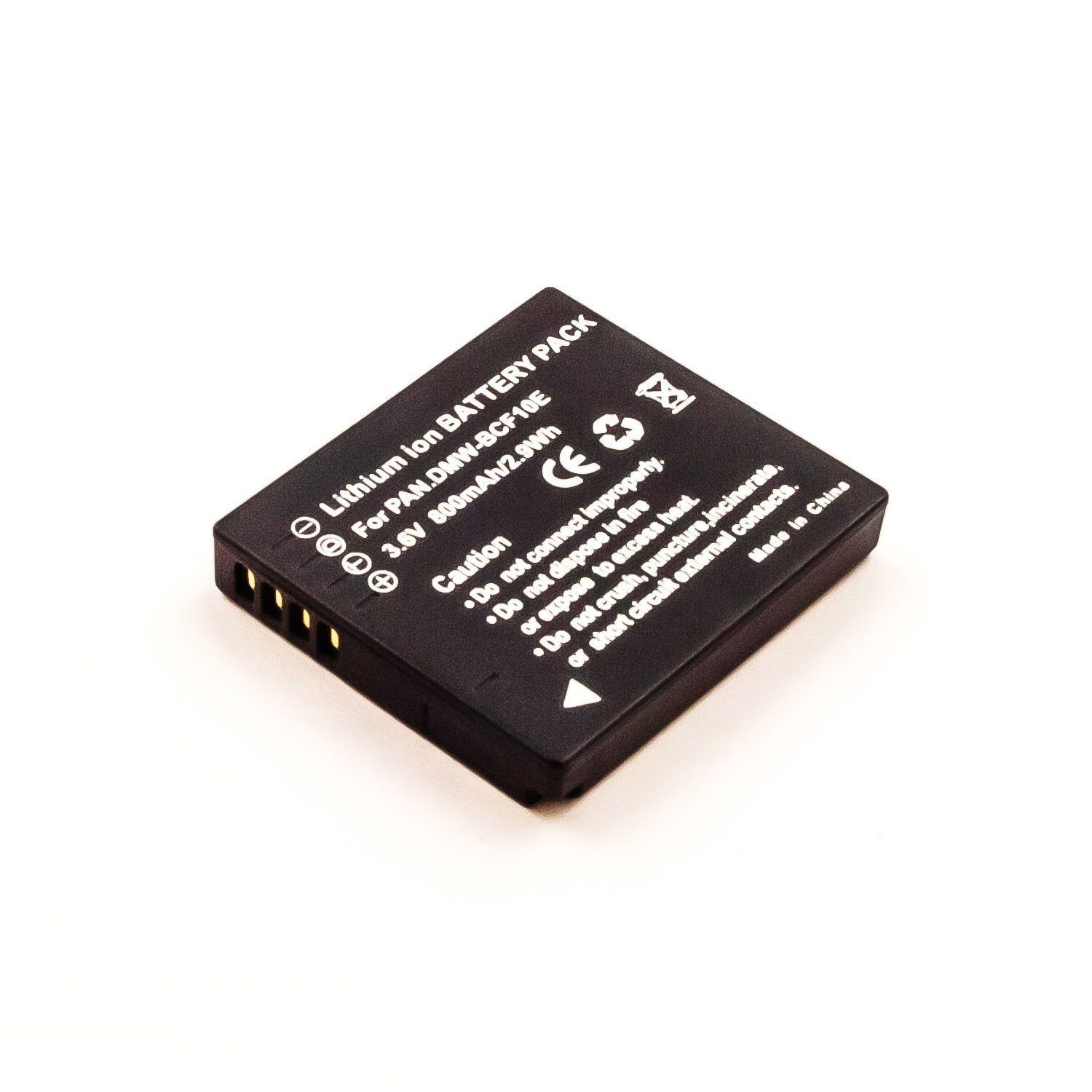 kompatibel (1 mAh Panasonic Akku 700 MobiloTec Akku mit Akku LUMIX St) DMC-F3
