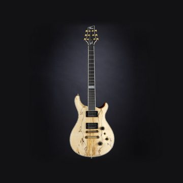 FAME E-Gitarre, Forum Custom Spalted Maple Top Natural, Forum Custom, Spalted Maple Top, Natural Finish