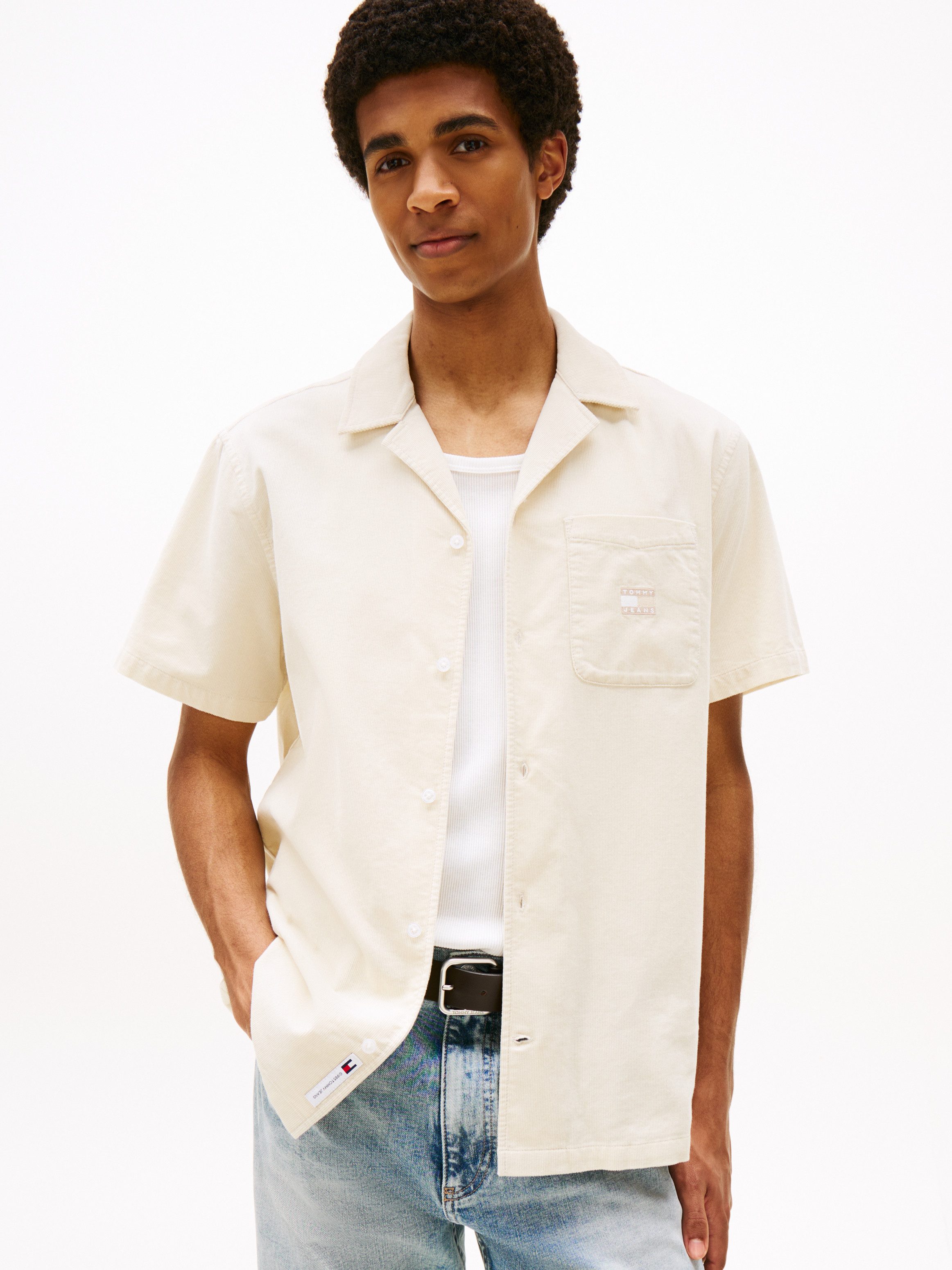 Tommy Jeans Kurzarmhemd TJM CORD REG günstig online kaufen