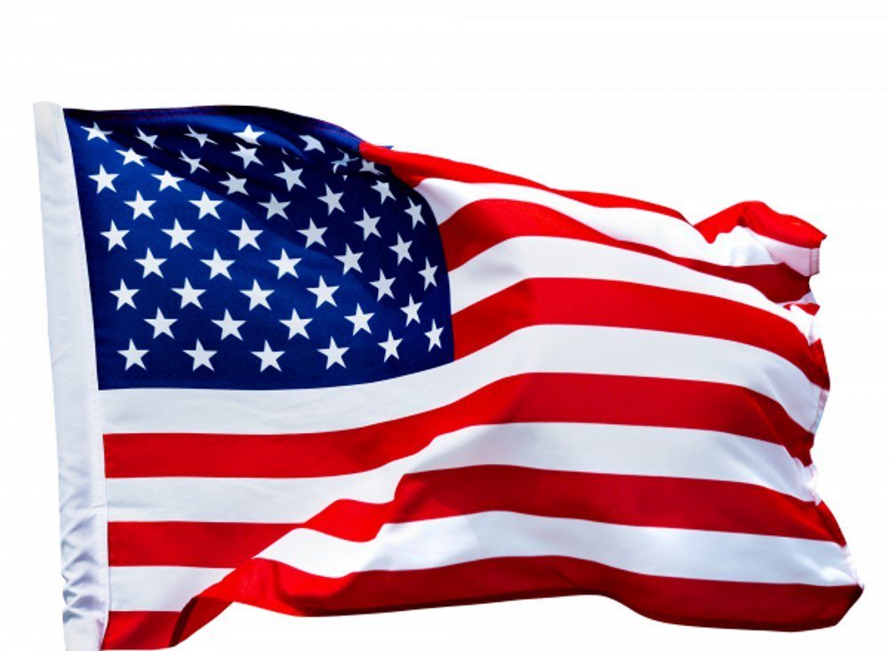 PHENO FLAGS Flagge USA Flagge 90 X 150 cm Amerika Fahne (Hissflagge für Fahnenmast), Inkl. 2 Messing Ösen