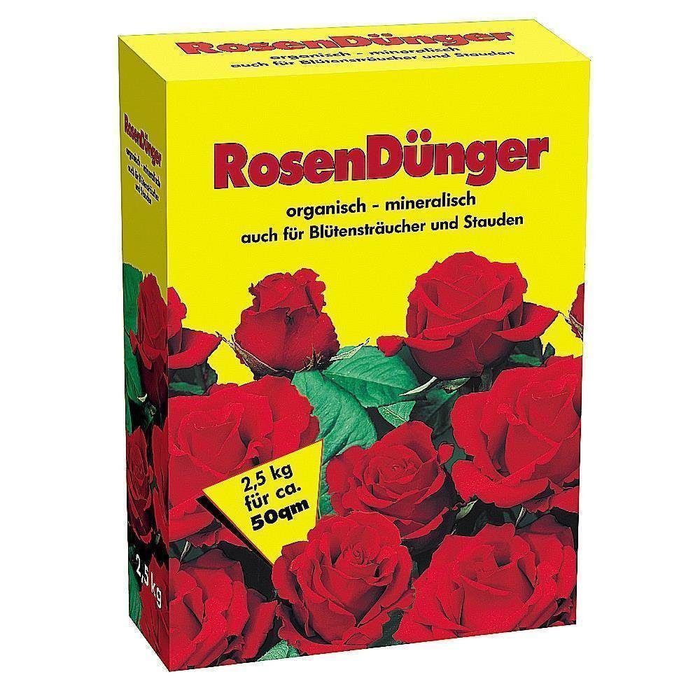 Gärtner's Blumendünger Rosendünger 2,5 kg Staudendünger Blütenstrauchdünger