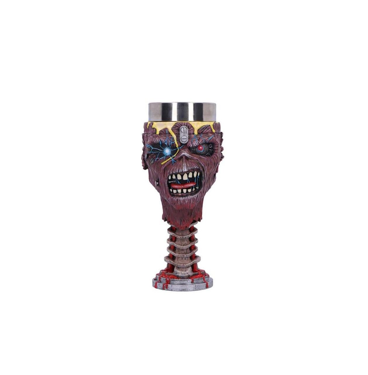 Nemesis Now Weißweinglas Iron Maiden Kelch Can I Play With Madness, 1-tlg., Ideales Geschenk für Fans von Rock & Metal