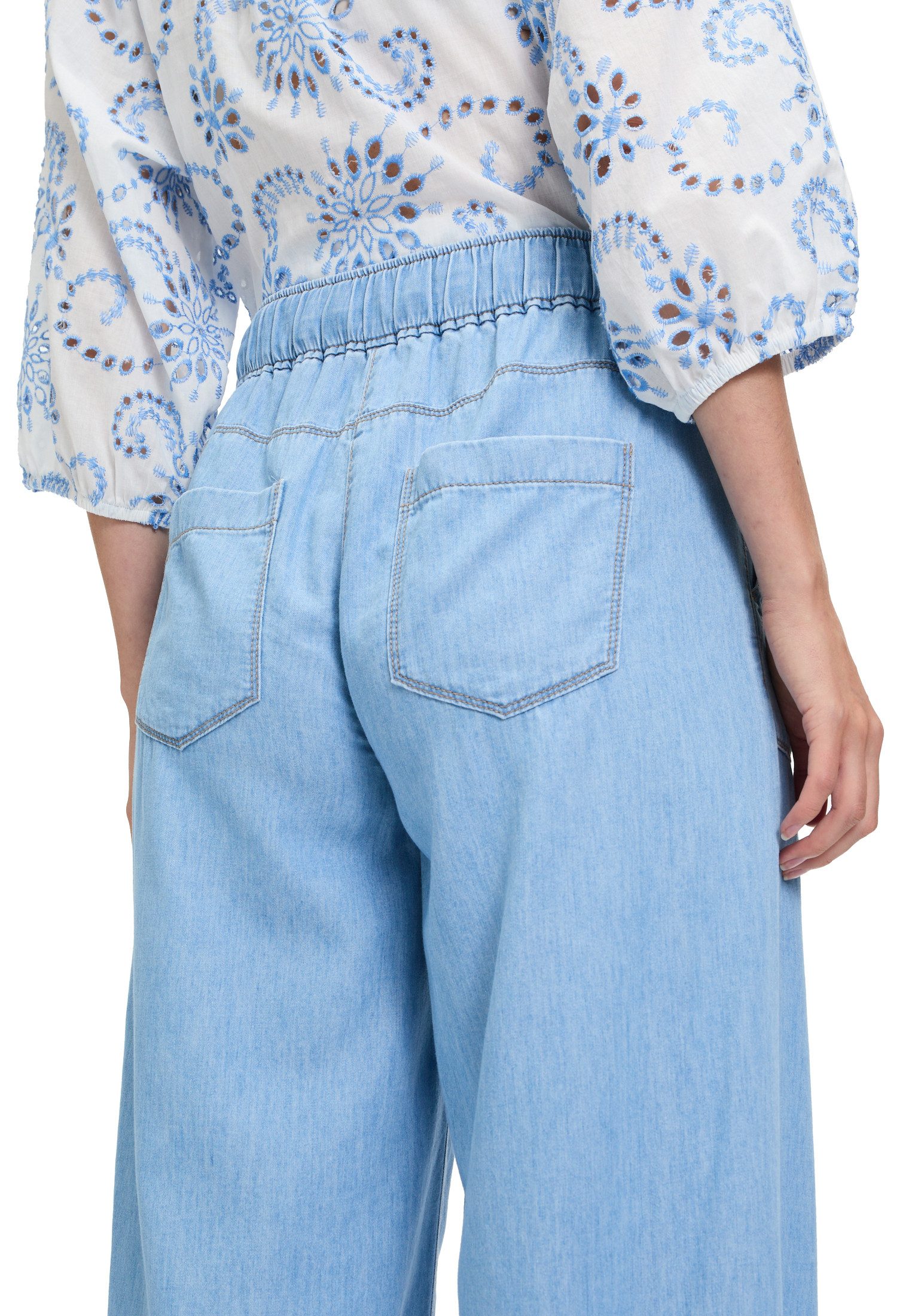 Betty&Co Stoffhose Damen mit elastischem Bund Material