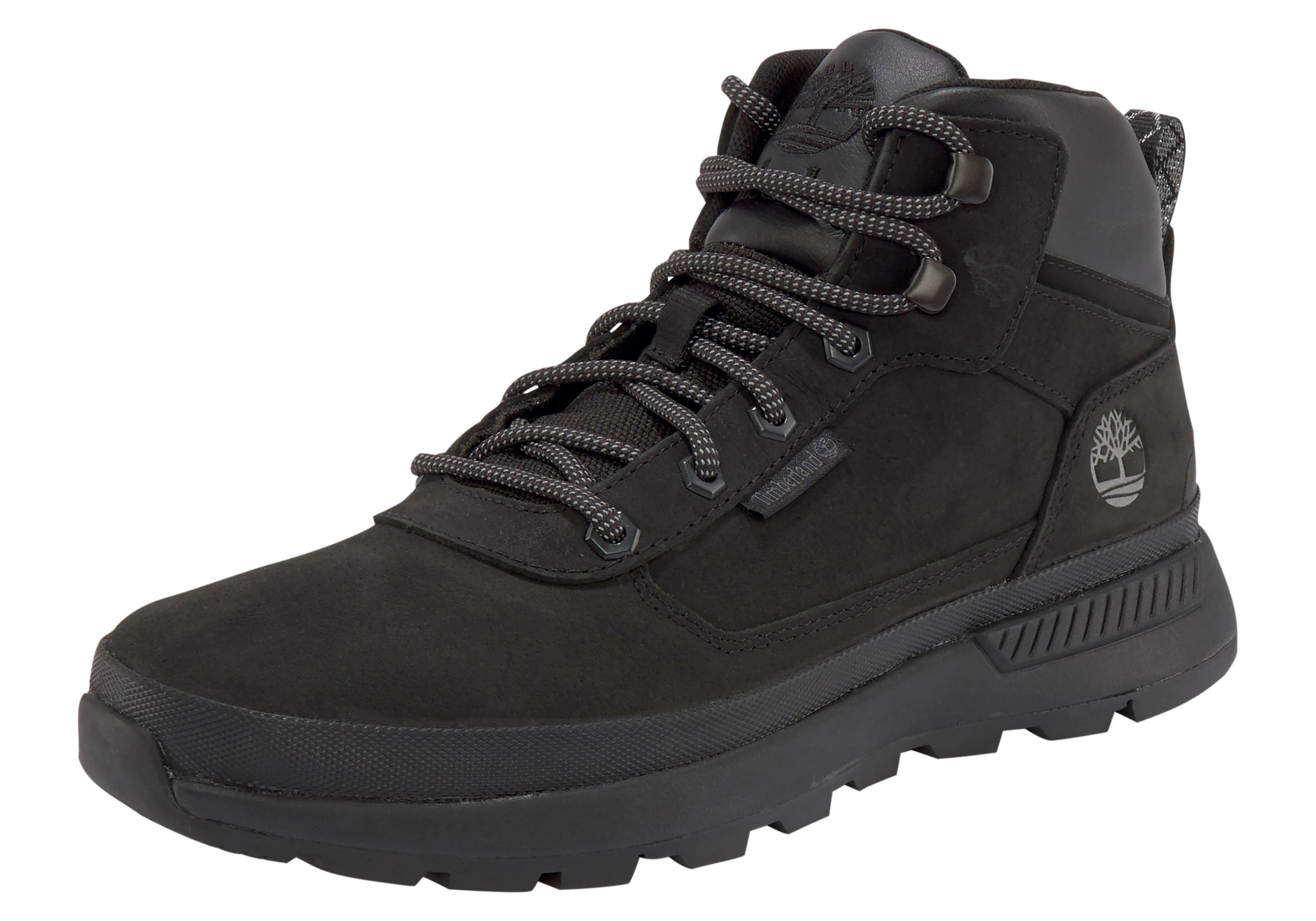 Field Timberland Trekker Schnürboots schwarz Mid