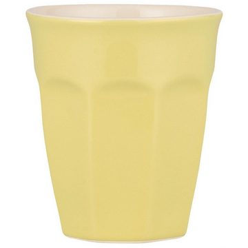 Ib Laursen Tasse Mynte, Steingut, Gelb H:9.5cm D:8cm Steingut