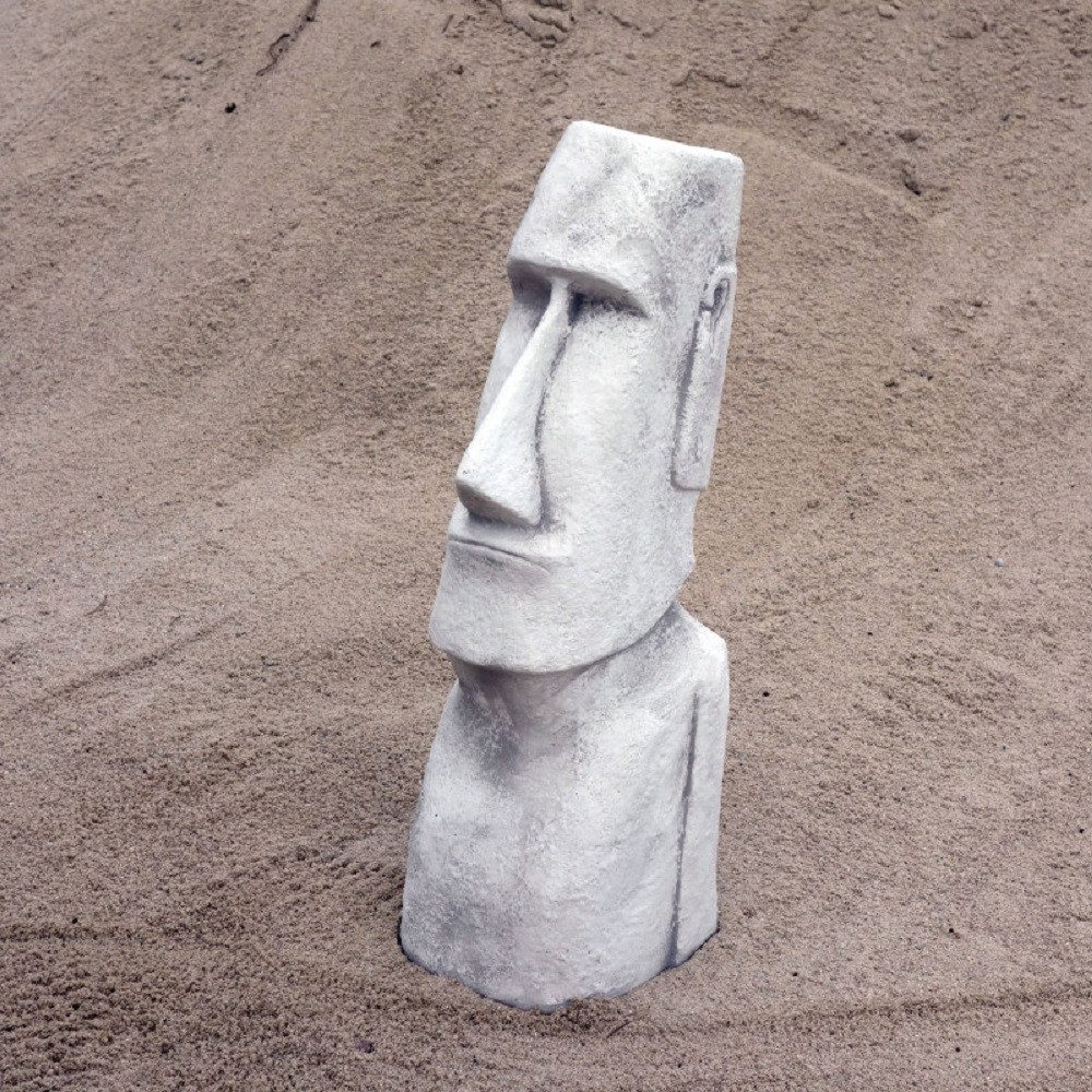 JVmoebel Skulptur Moai Statue Designer Skulptur für Garten und Terrasse Sofort (Skulptur), Made in Europa
