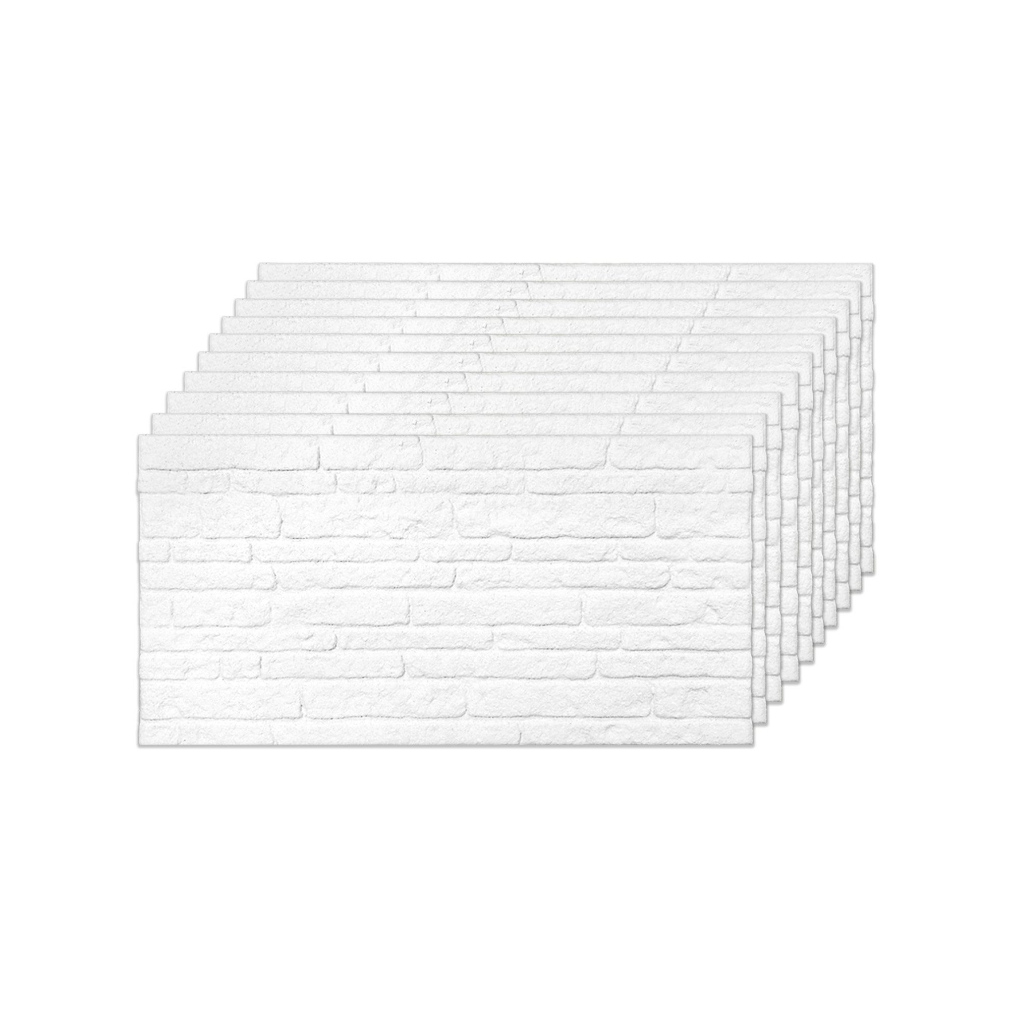 IZODEKOR 3D Wandpaneel EPS Styropor Wandverkleidung in Steinoptik – für Innen & Außen, BxL: 50x100 cm, 0,50 qm, (1er- oder 10er-Set, optional mit 4 Montageklebern) wasserfest, leicht zuschneidbar, außen mit UV-Schutz