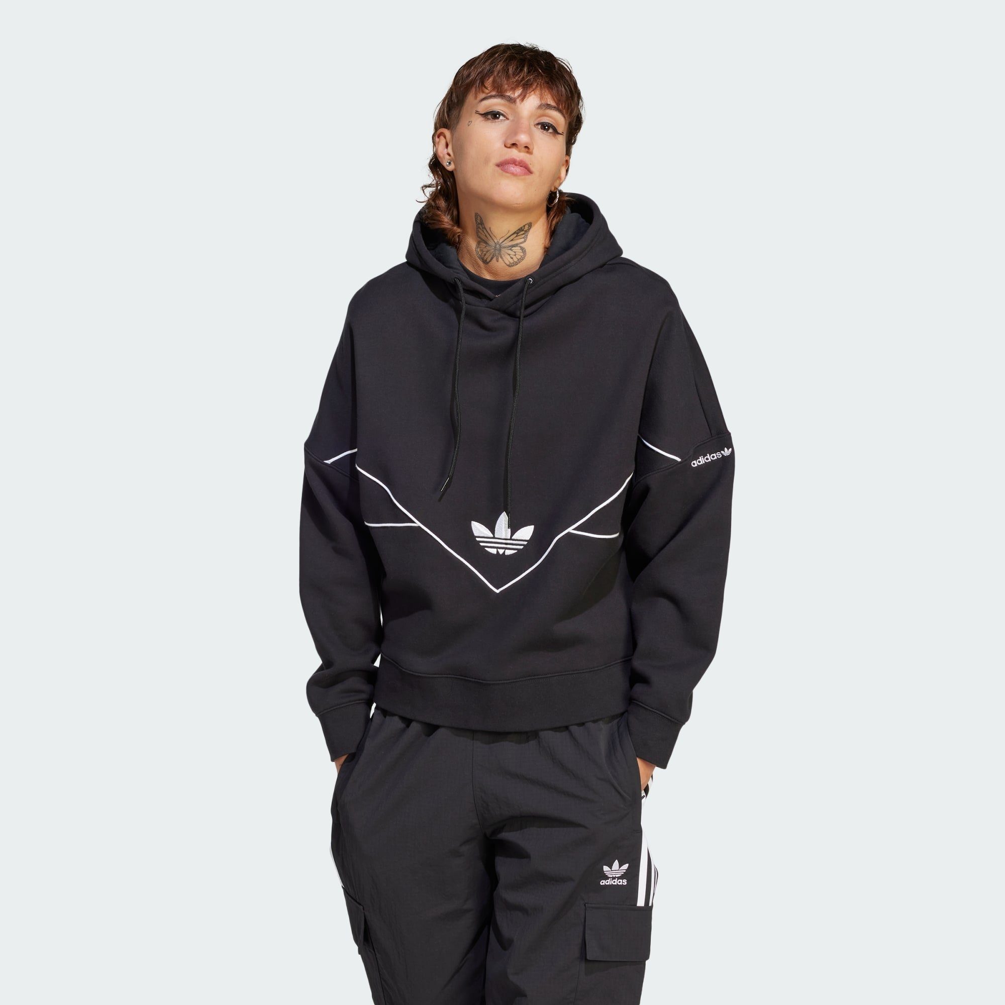 adidas Originals Hoodie HOODIE, Kapuze mit weitenregulierbarem Kordelzug