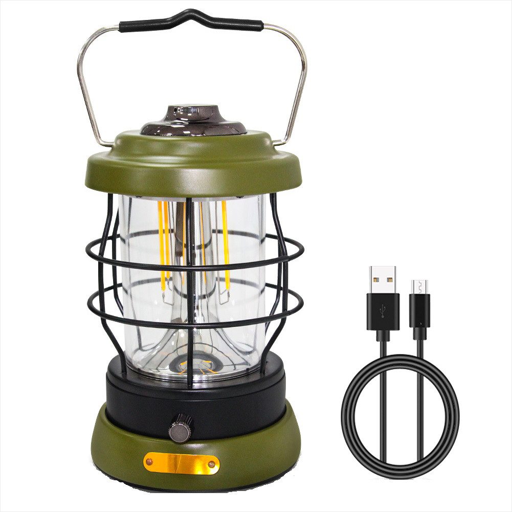 KingLux LED Laterne LED Campinglampe Stufenlos Dimmbar,Retro Camping Laterne, LED fest integriert