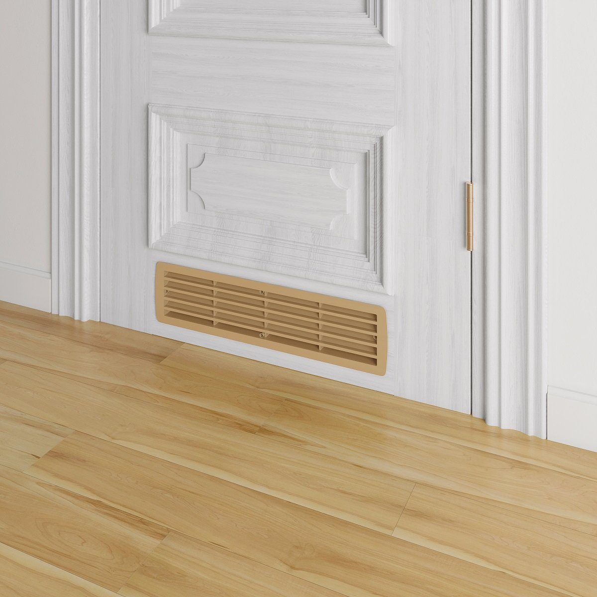 MS Beschläge Lüftungsgitter Kunststoff Türgitter 457x92mm Belüftungsgitter – Bild 2 von 3