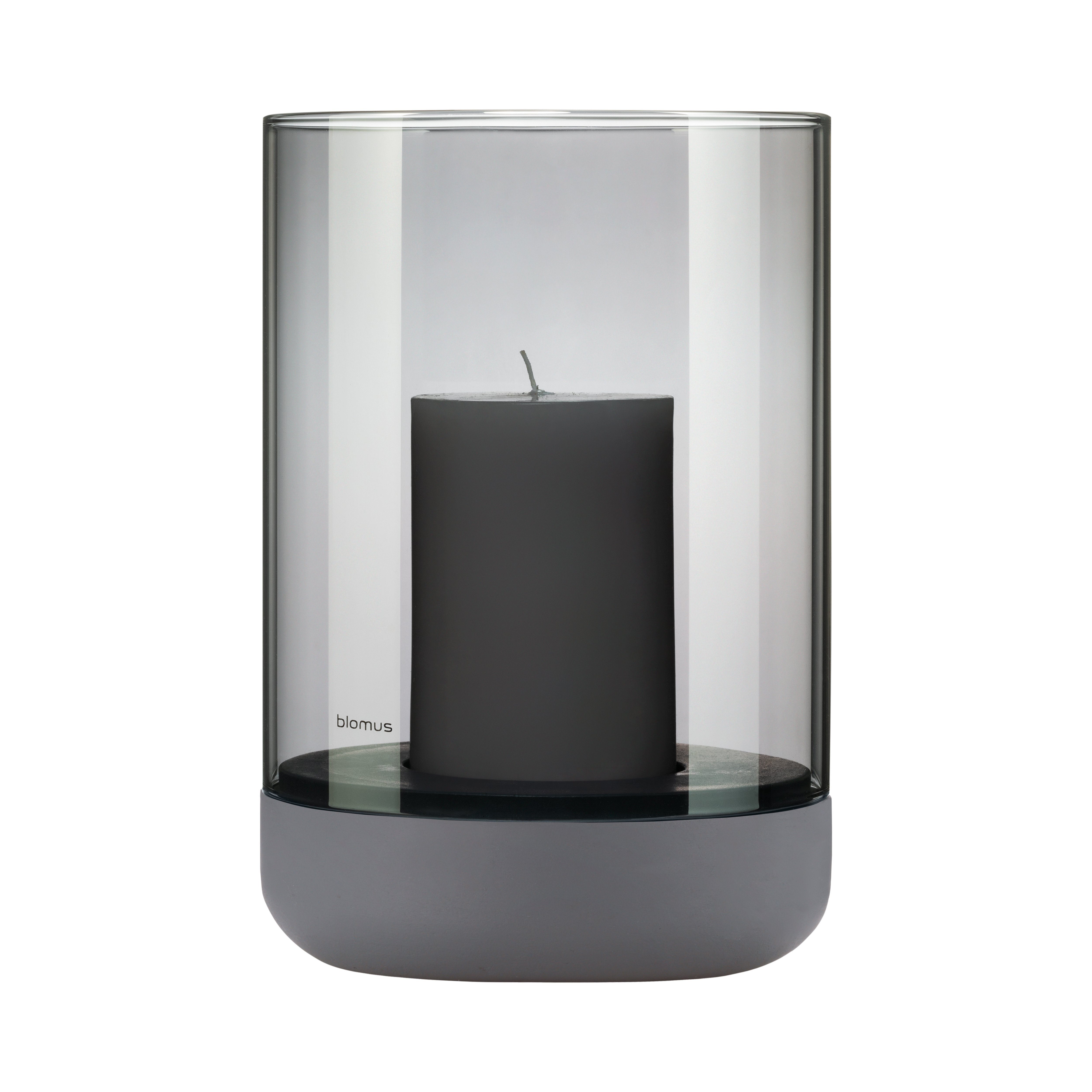 blomus Windlicht -CALMA- Glas Торшеры, Stimmungslicht: modernes Deko-Design (1 St., SIZE L), Exklusive Betonoptik, Handgefertigt, Verschiedene Größen & Цвета(ов)