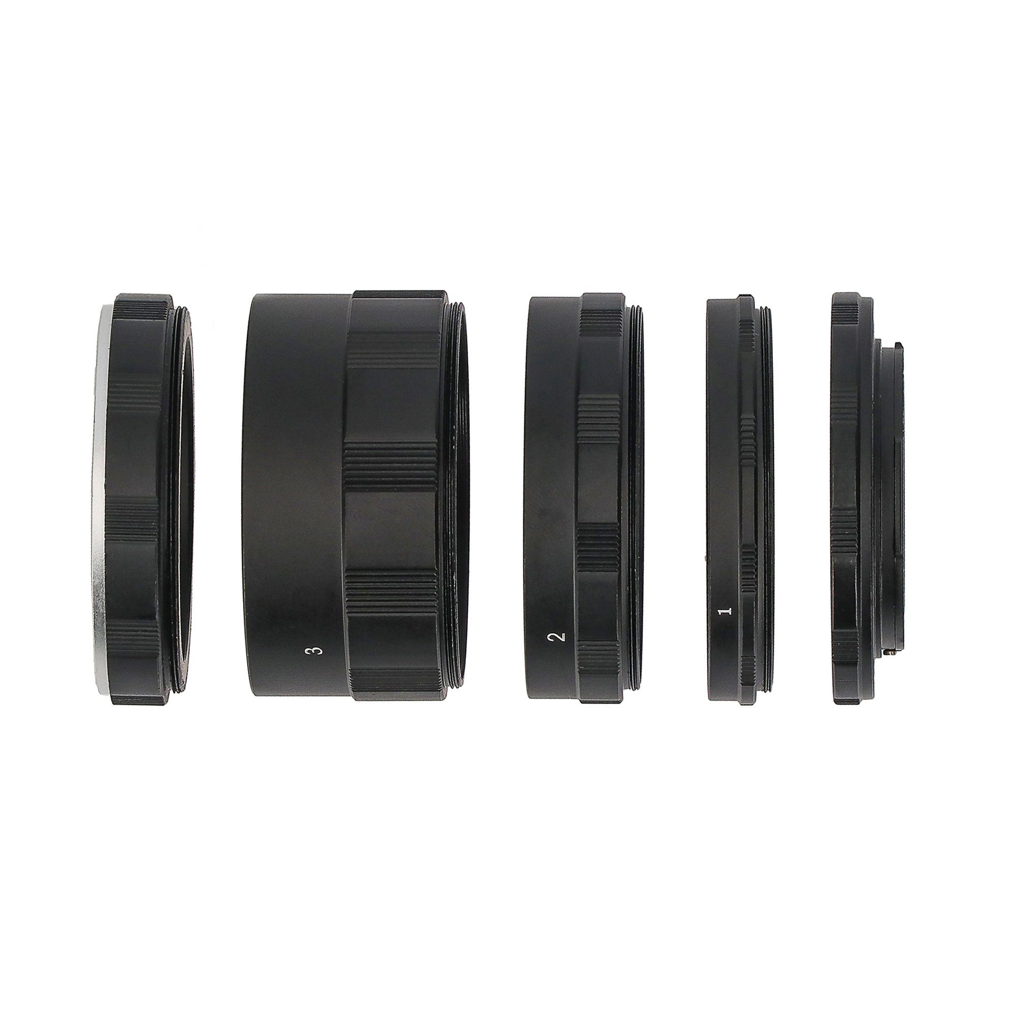 ayex Makro Zwischenringe für Micro Four Thirds (M4/3) Makroobjektiv