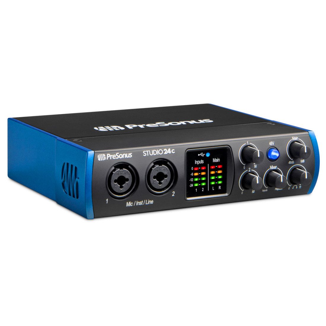 Presonus Studio 24C USB Audio-Interface Digitales Aufnahmegerät