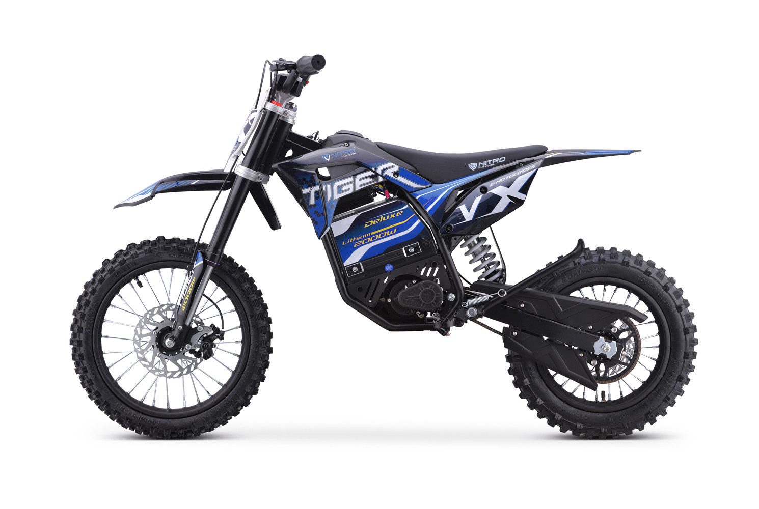 Smarty Crossrad 2000W Eco Dirtbike Tiger VX 60V 15,6Ah Lithium 14"12"