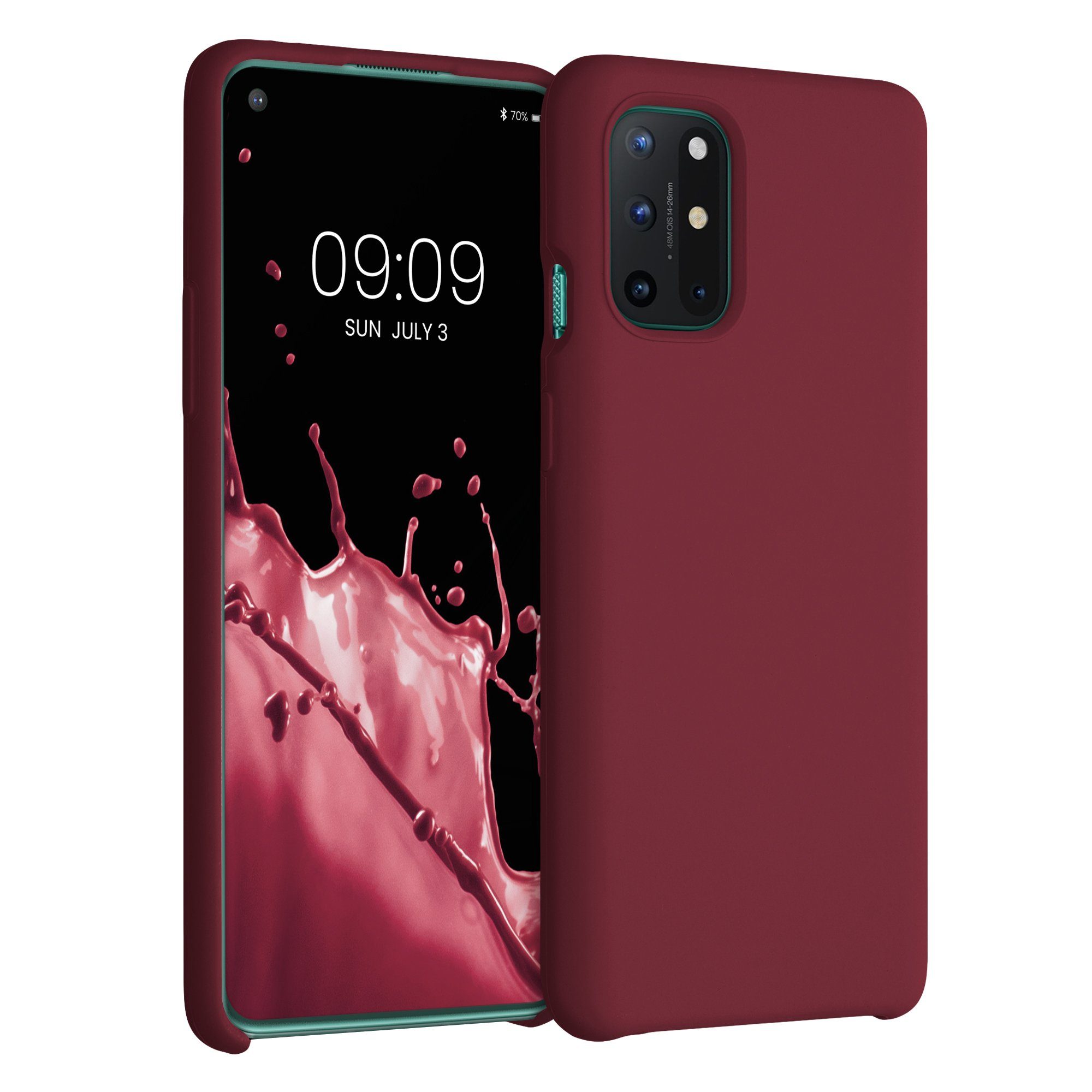 kwmobile Handyhülle Handyhülle für OnePlus 8T Hülle, Weiches Handy Silikon Case - Schutzhülle Cover