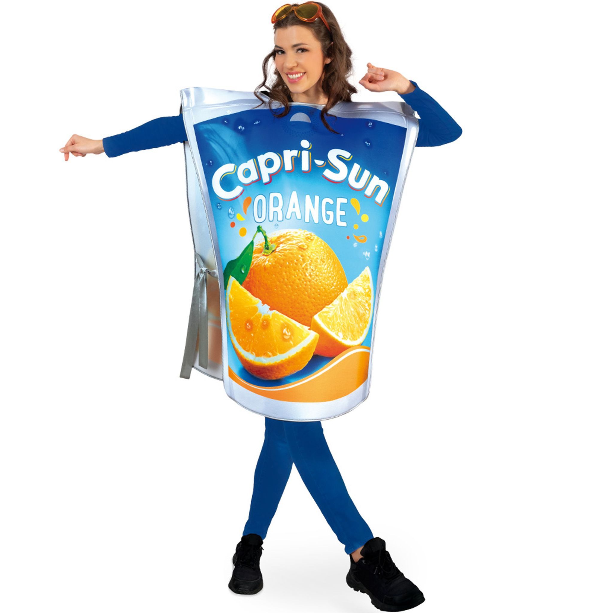 Fries Kostüm Capri-Sun Orange – Kostümtunika für Erwachsene