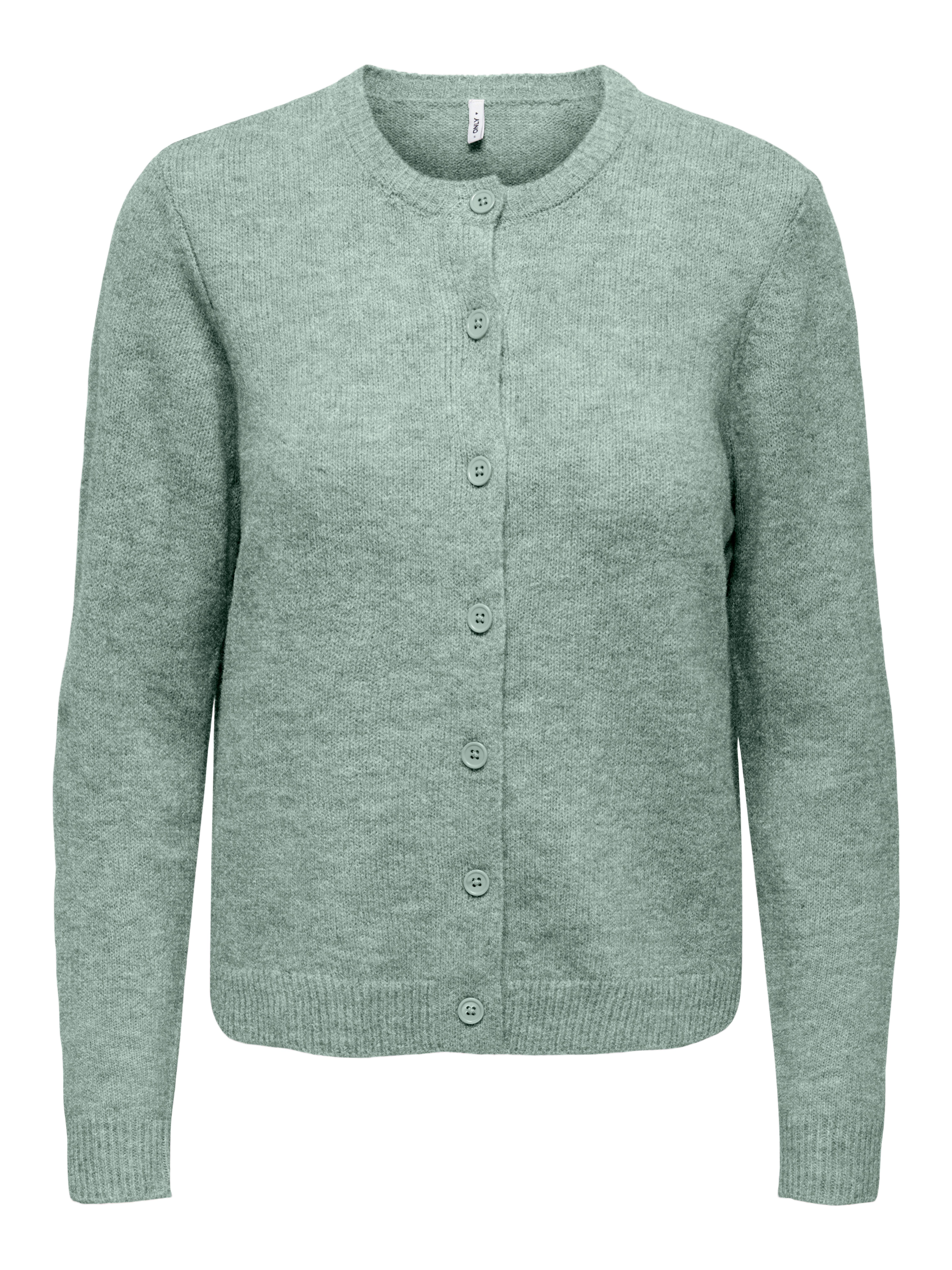 ONLY Strickjacke ONLOLIVIA LS O-NECK CARDIGAN CC KNT Materialmix, regular fit