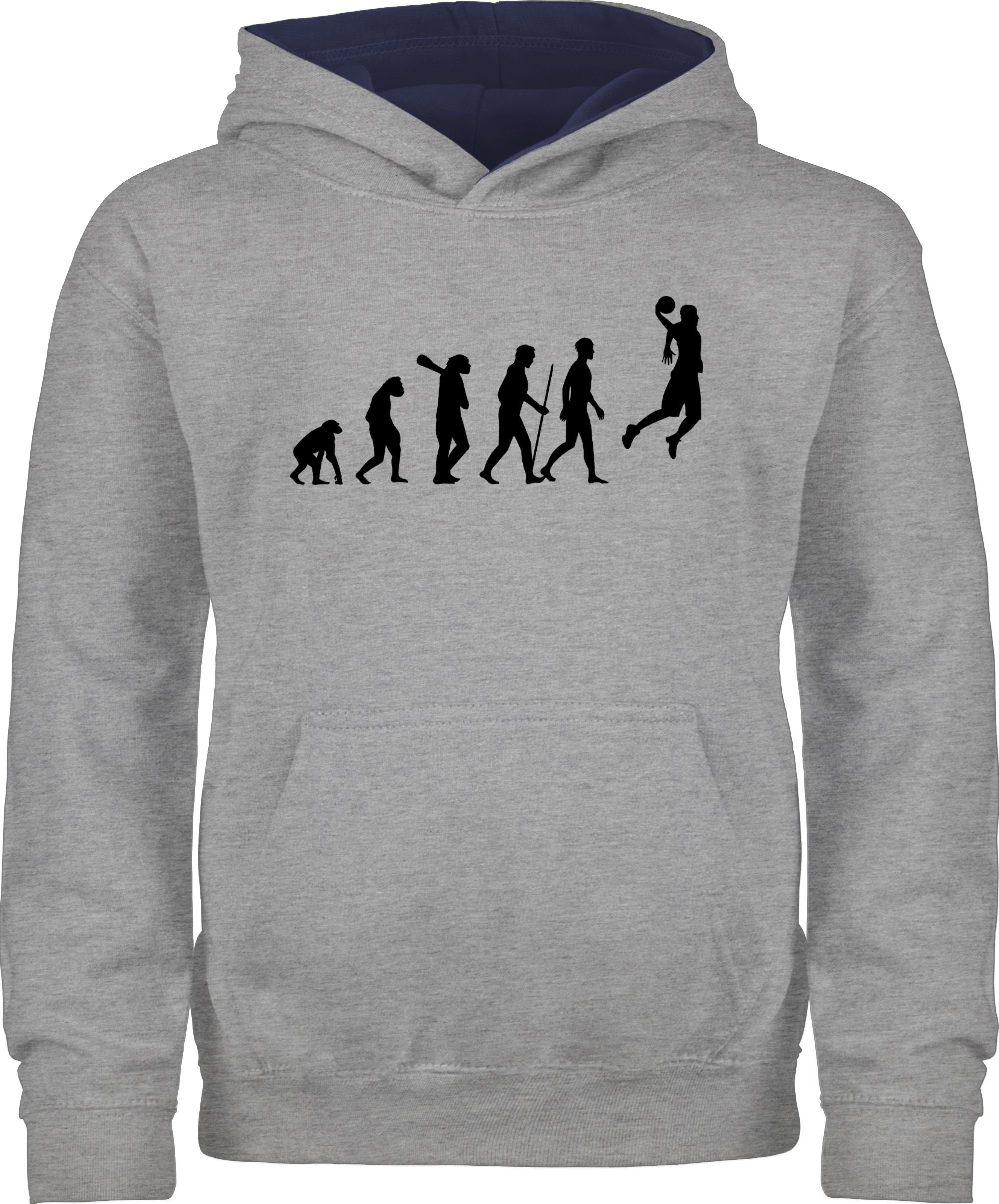 Shirtracer Hoodie Basketball Evolution Evolution Kinder