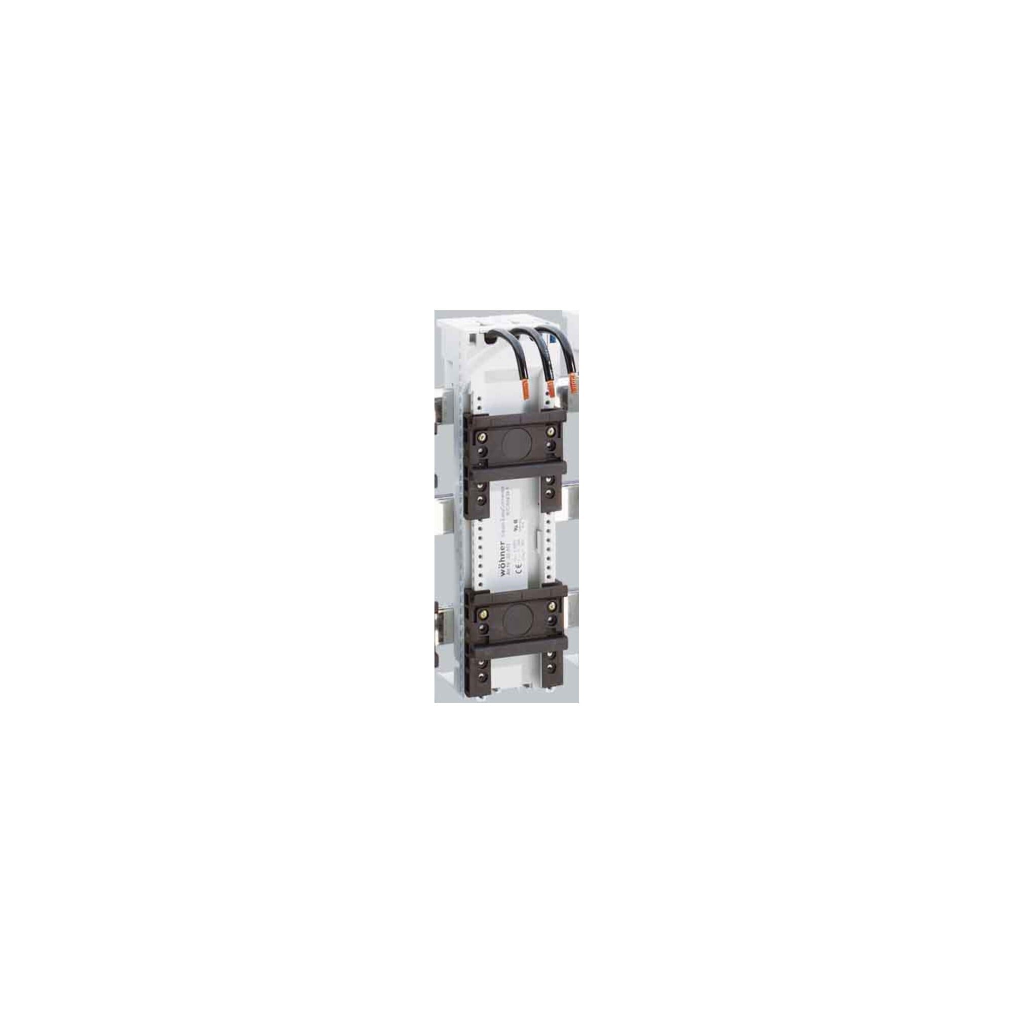 wöhner U-Schiene Wöhner Sammelschienenadapter m.2 Tragschiene,32A 32442