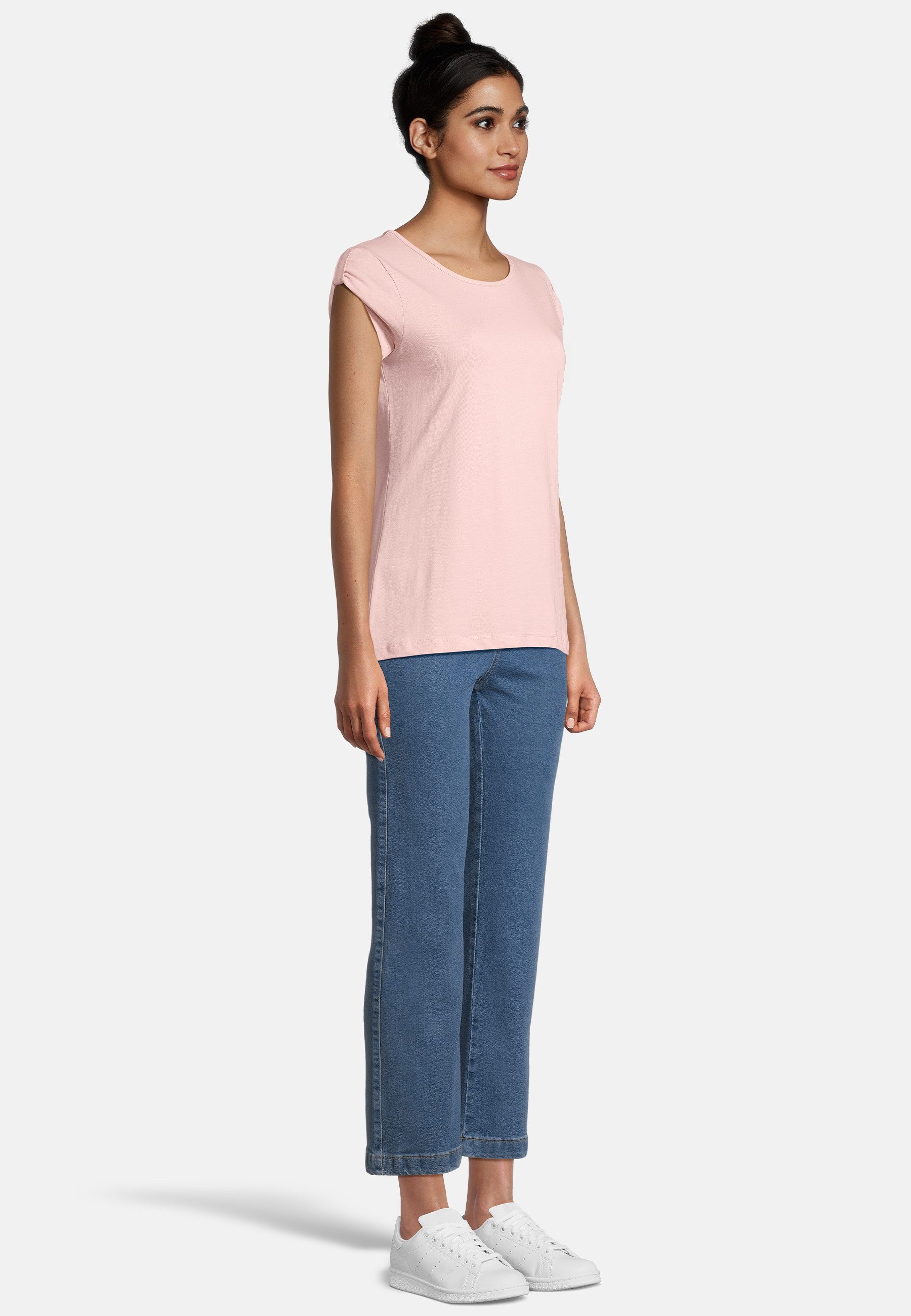 salzhaut T-Shirt BIIKE Damen Tailliert Endlich wieder Sommer! bequemes T-Shirt, Shirt, Top, Oberteil