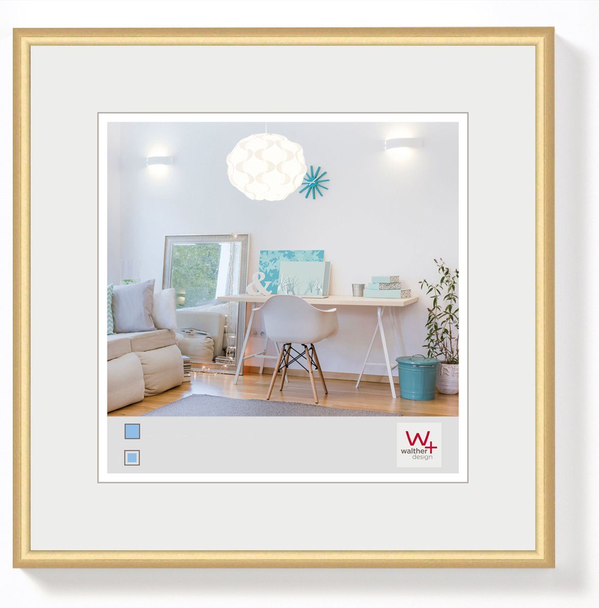 Walther Design Bilderrahmen Kunststoffrahmen New Lifestyle quadratische Formate