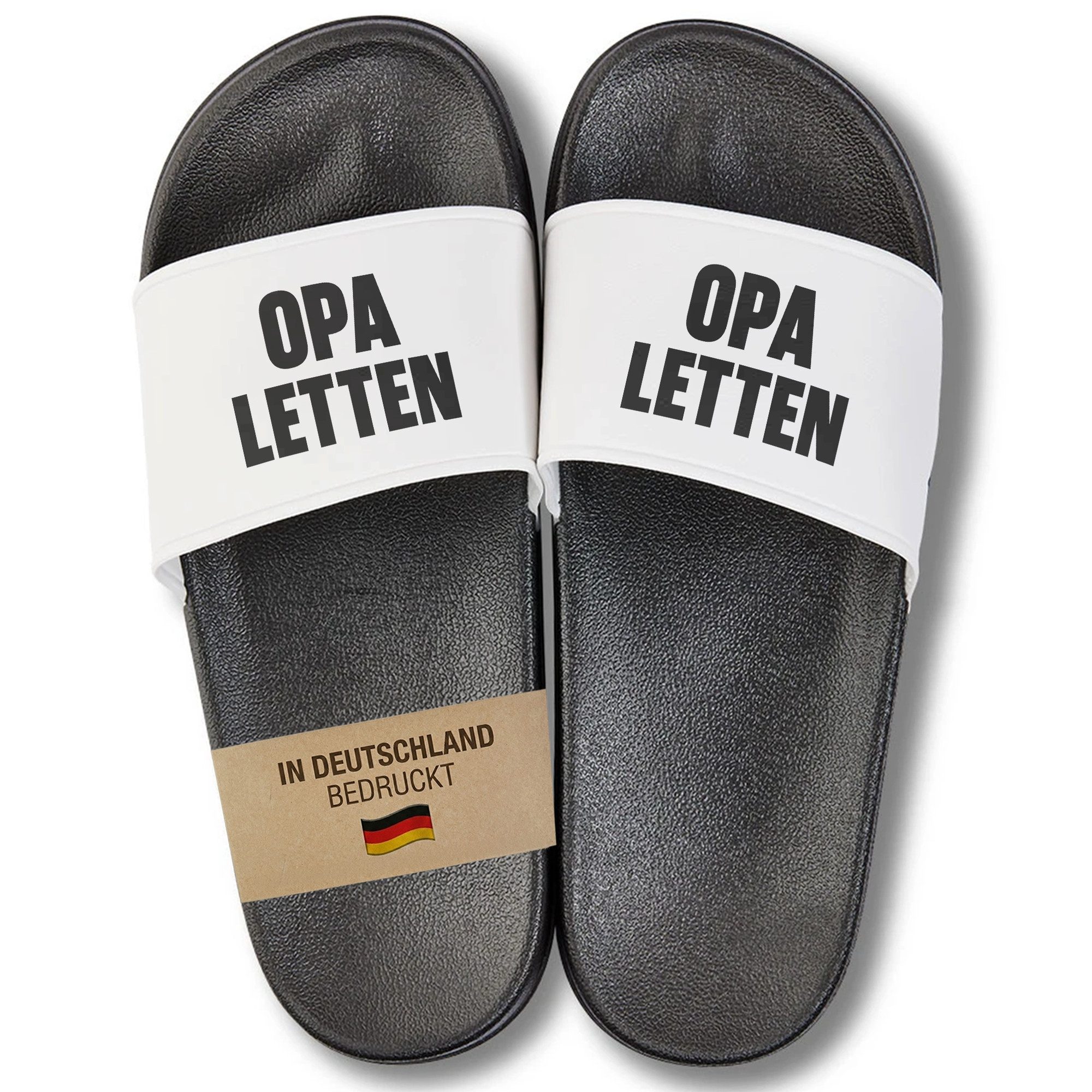 22Feels Geschenk Opa Großvater Vatertag Geburtstag Badelatschen Männer Badepantolette IN DEUTSCHLAND BEDRUCKT