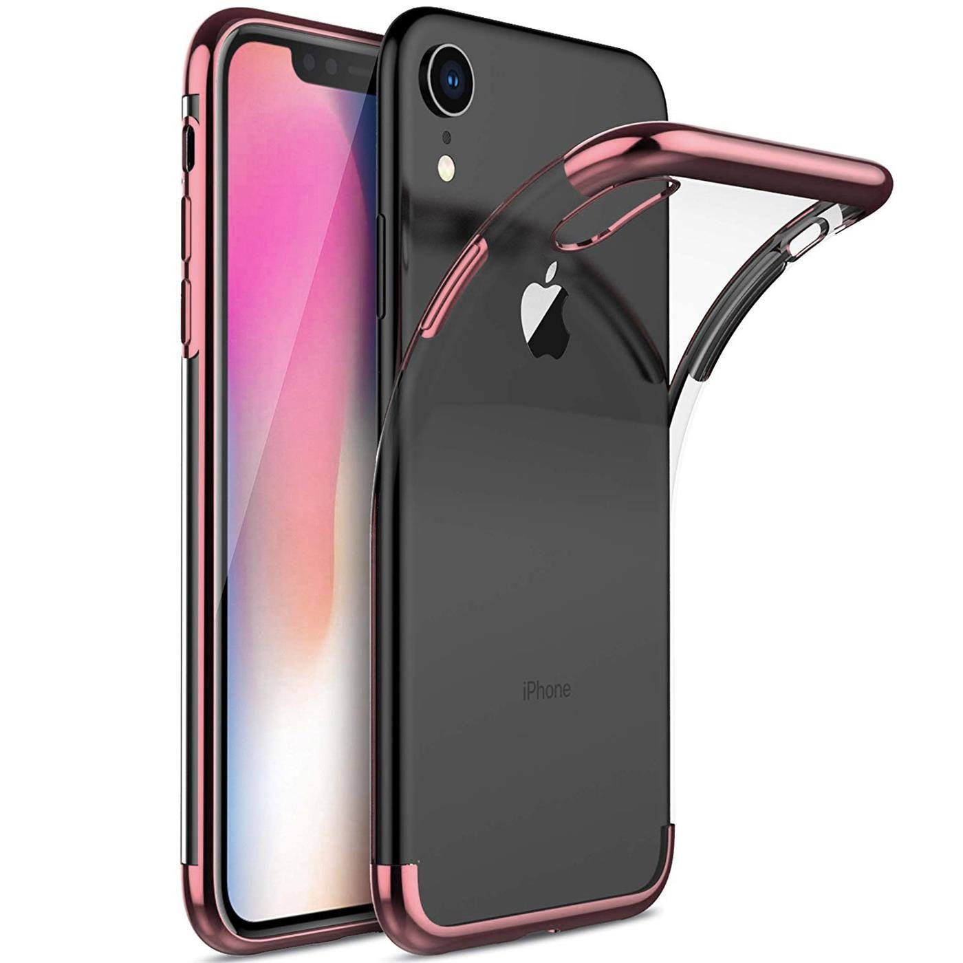 CoolGadget Handyhülle Slim Case Farbrand für Apple iPhone XR 6,1 Zoll, Hülle Silikon Cover für iPhone XR Schutzhülle