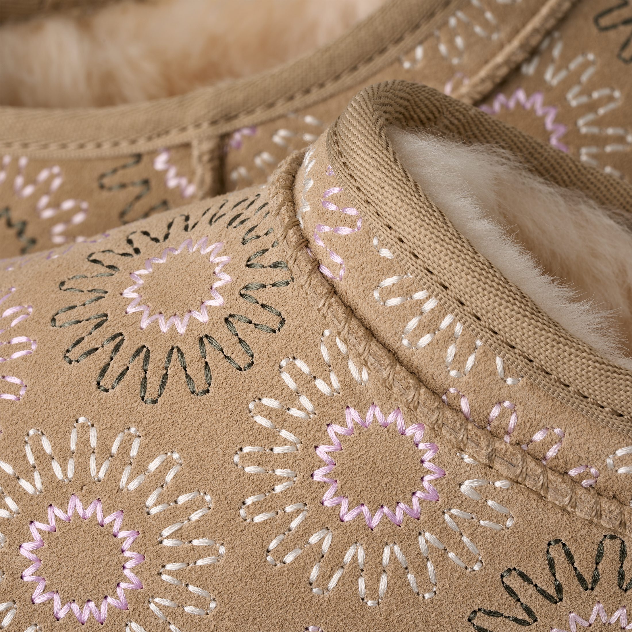UGG CLASSIC MICRO SUN STITCH Clog Boots, Clog mit Anziehlasche