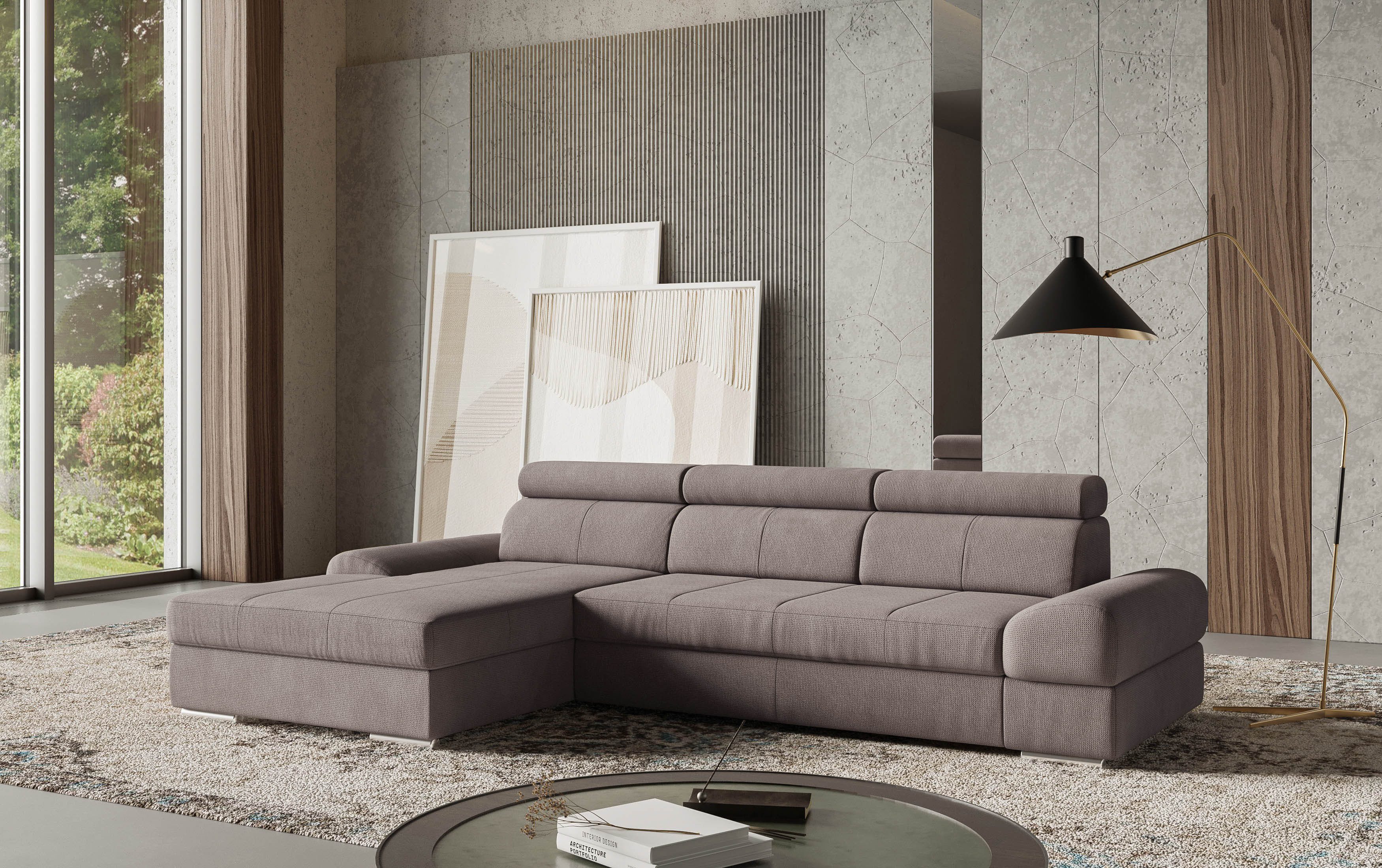 sit&more Ecksofa Broadway L-Form, inklusive Kopfteilverstellung, günstig online kaufen