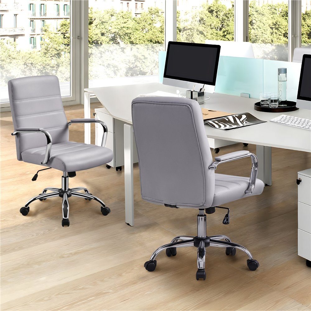 Yaheetech Drehstuhl, Bürostuhl Schreibtischstuhl mit Wippfunktion