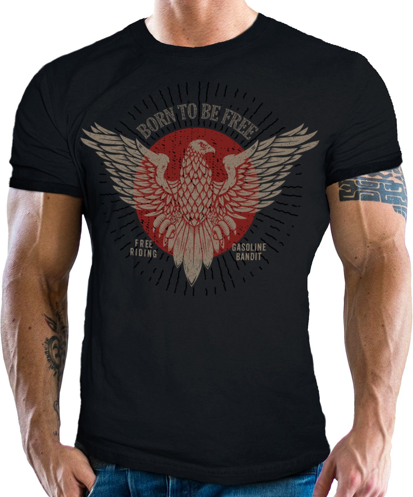 GASOLINE BANDIT® T-Shirt für Biker, Racer: günstig online kaufen